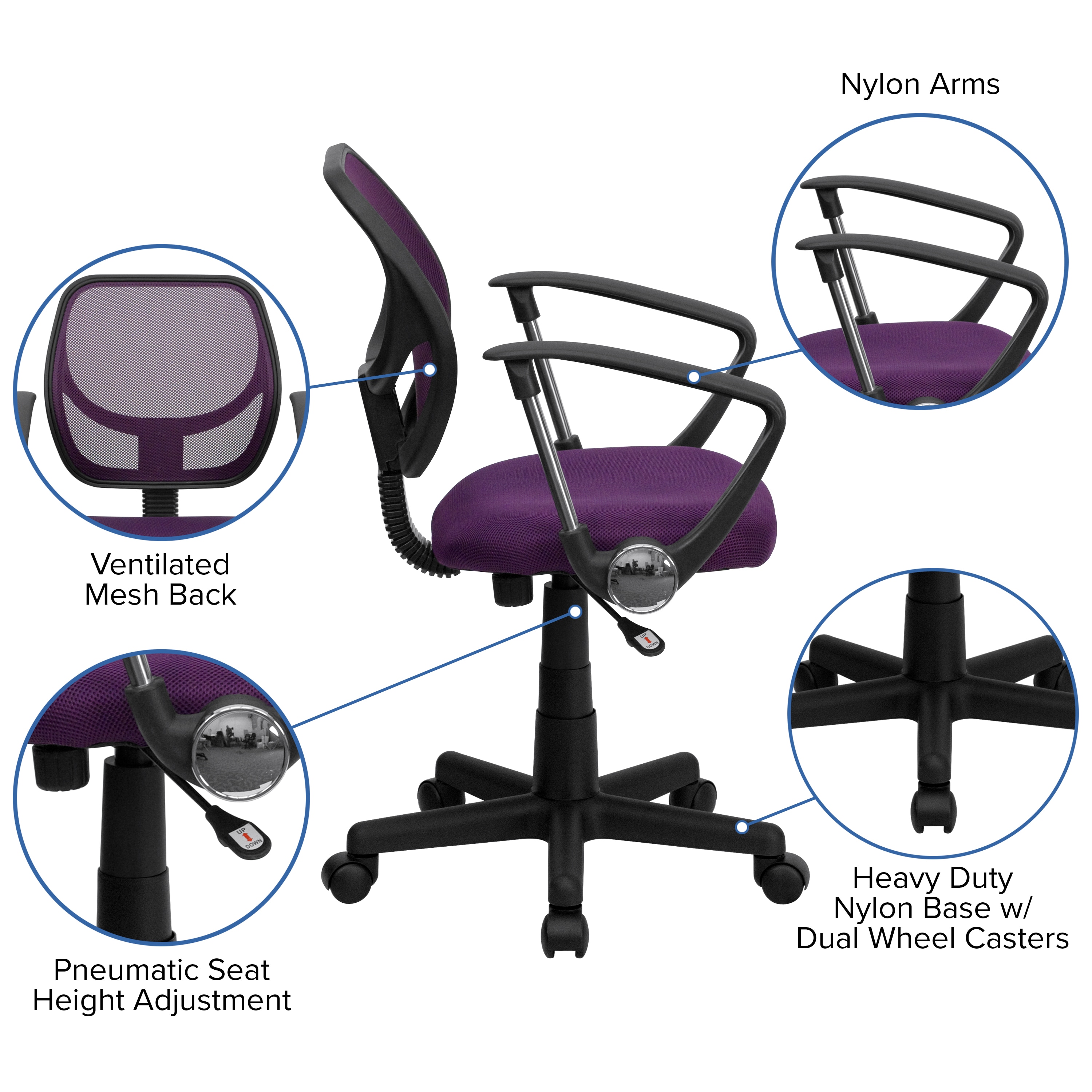 Emma + Oliver 889142720850 Office-Chairs - View #3