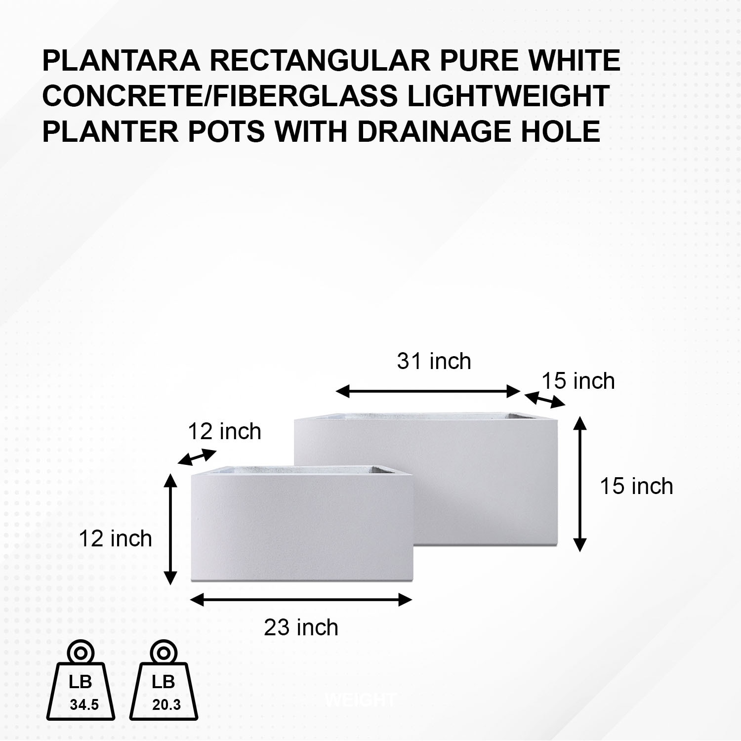 PLANTARA PA104S2-8011 Planter-Window-Box - View #8