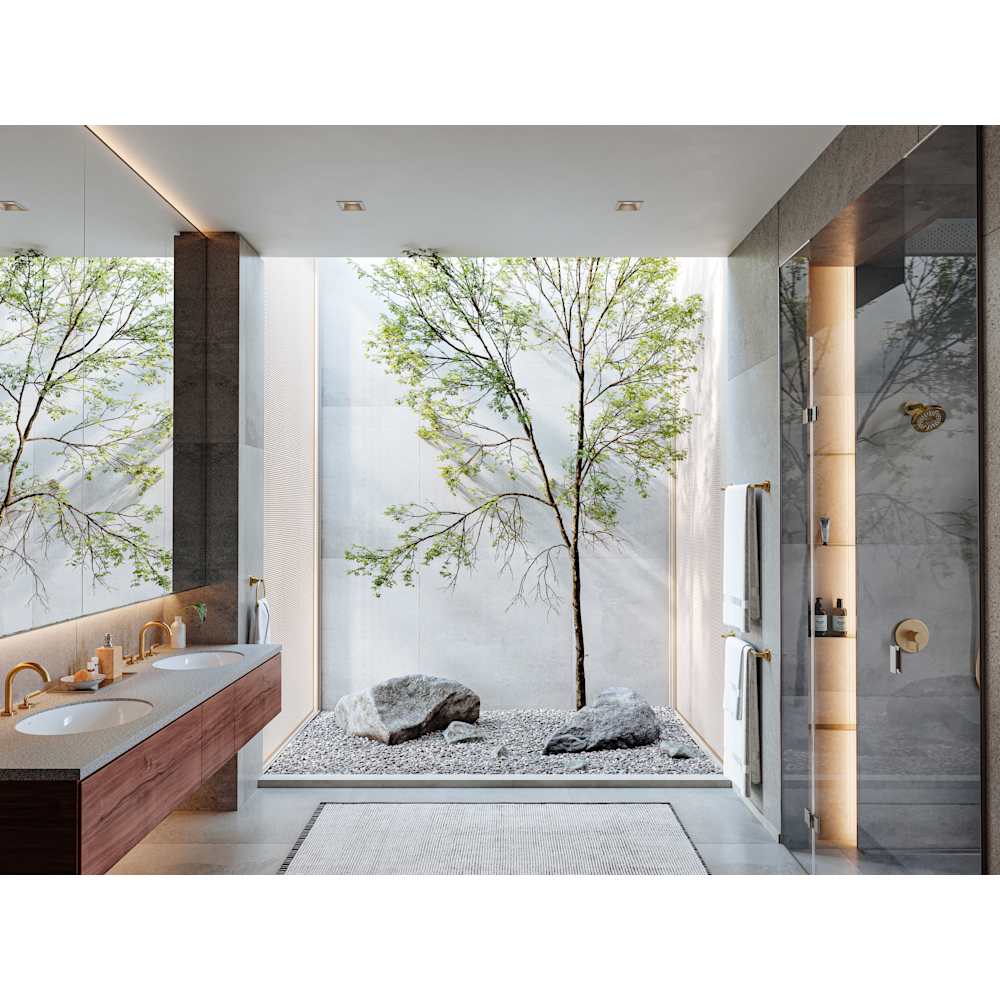 Riobel 4370BG-WS Fixed-Showerhead - View #4
