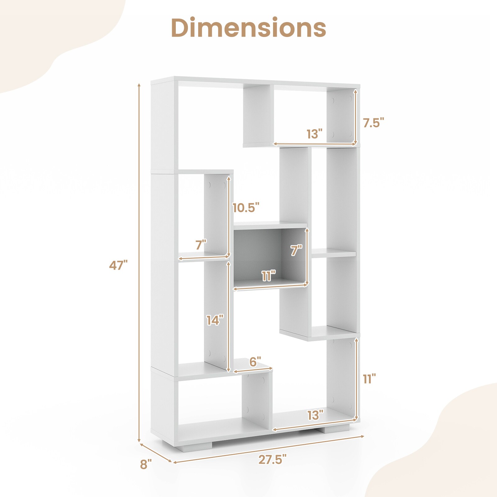 Slickblue D-CO-HW94411VJ bookcases - View #3
