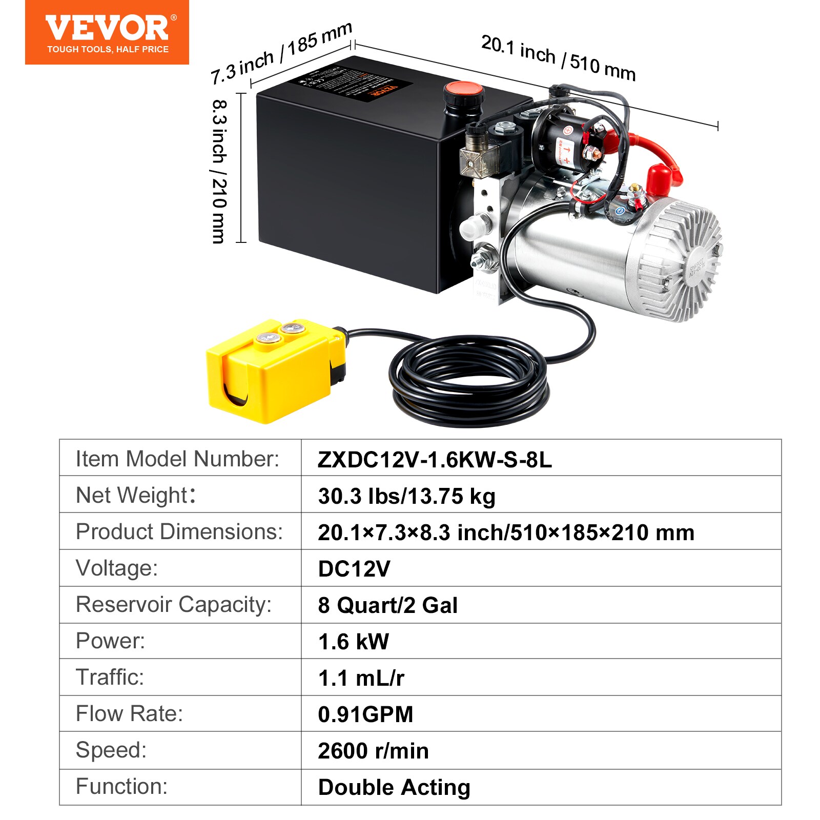 VEVOR YXYYB12VZLDJK4FRMV0 Vehicle-Lifts - View #8