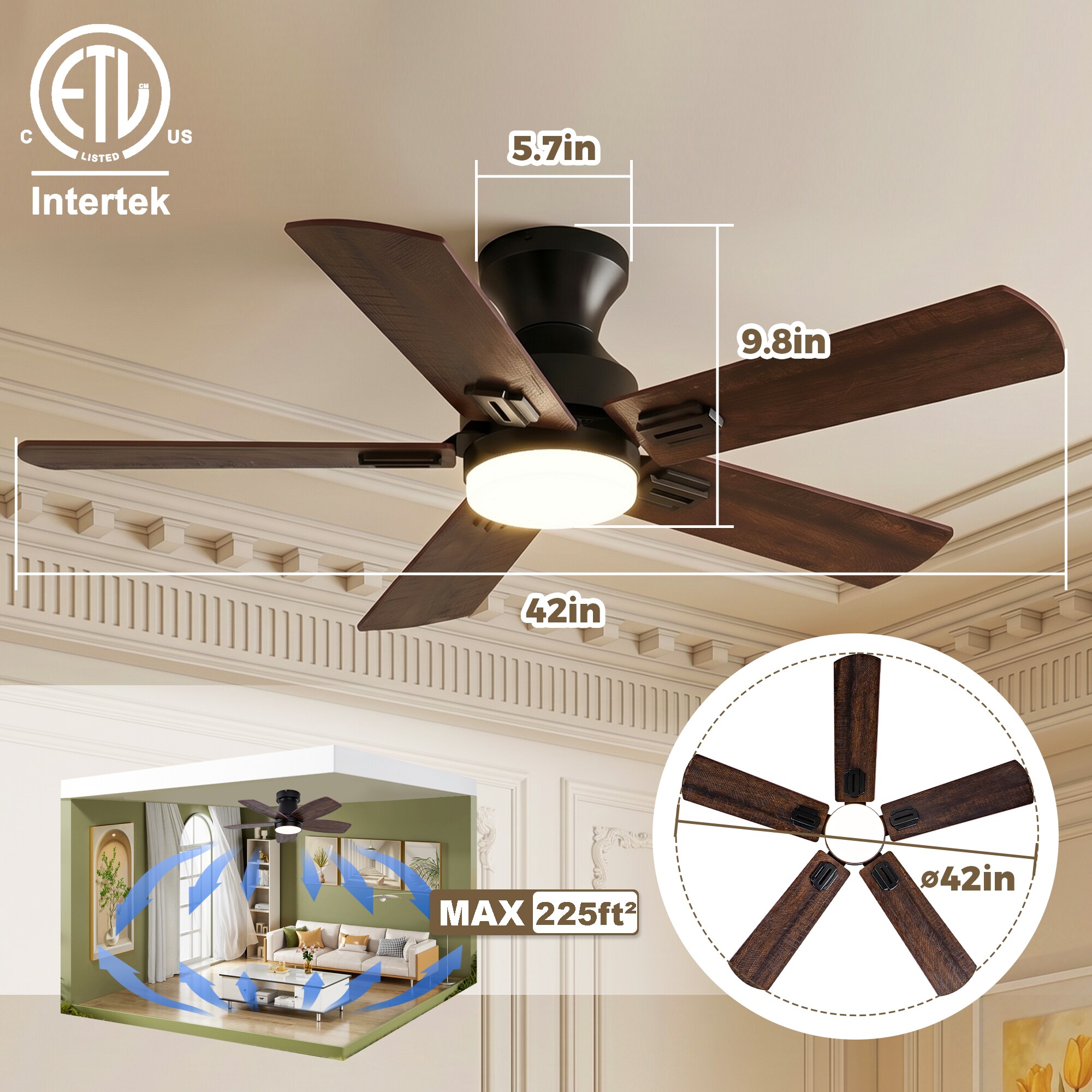 Sunrinx MG14-CF-08 Ceiling-Fans - View #5