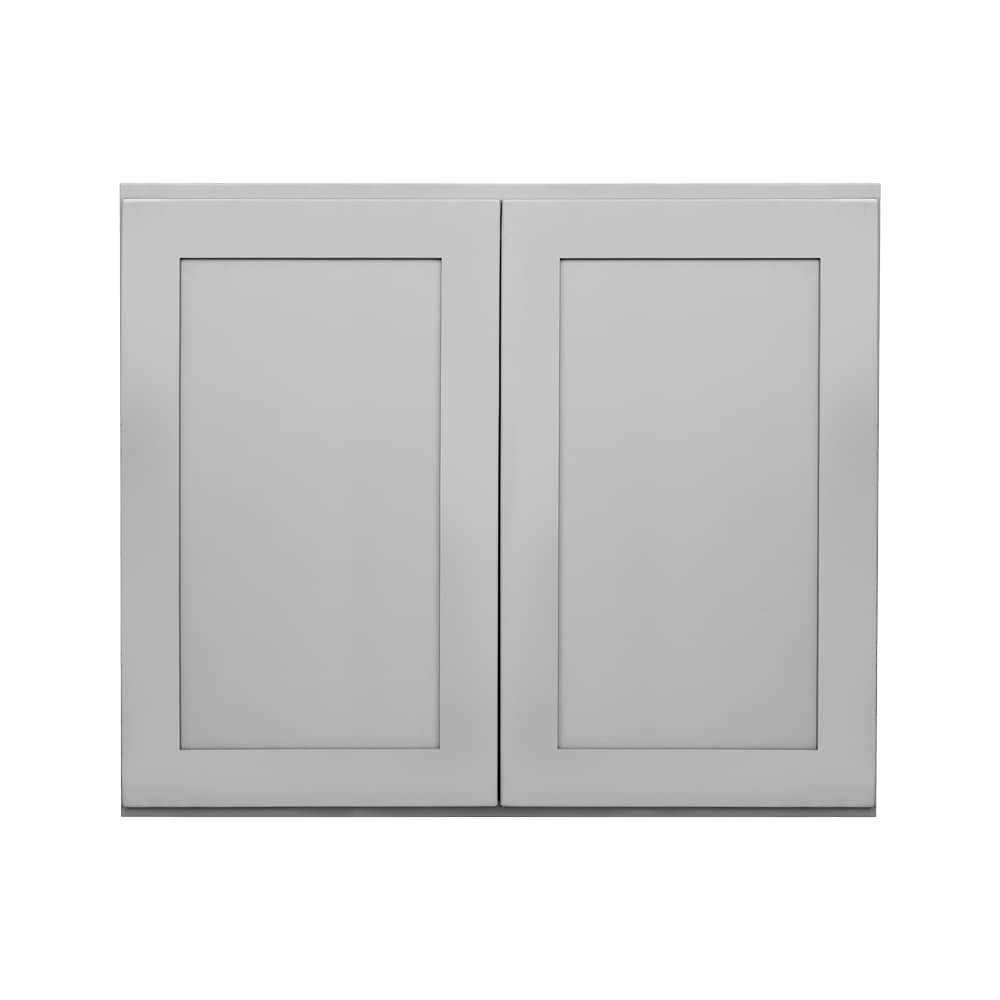 RELIABILT Overlake 18-in W x 84-in H x 24-in D Gray Pantry Ready To Assemble Plywood Cabinet (Recessed Panel Shaker Door Style)