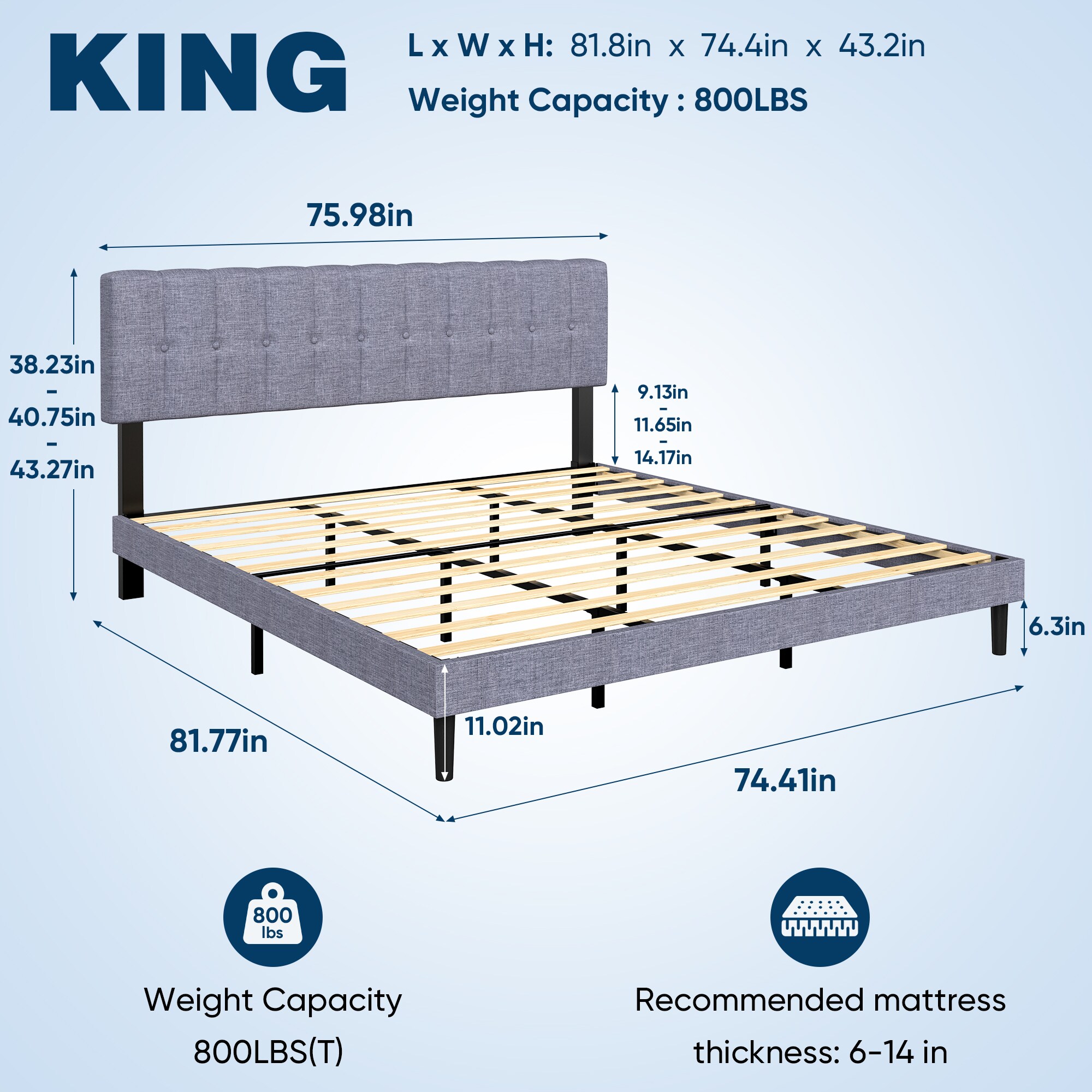 Sweetcrispy L-RBC-J01-GY-K beds - View #2