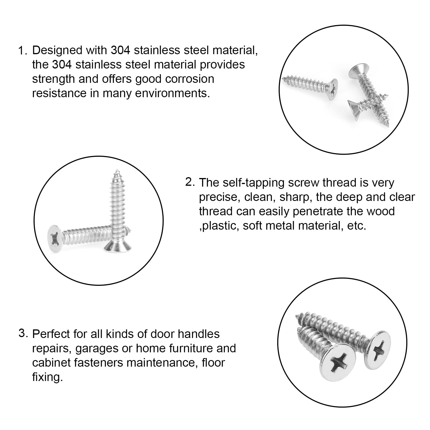 KHKFY LKH0818H234 Wood-Screws - View #4