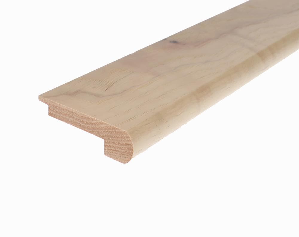 Flexco 3414644 2.75-in x 78-in x 0.75-in Hickory Serrano Prefinished Wood Hickory Flush Stair Nosing