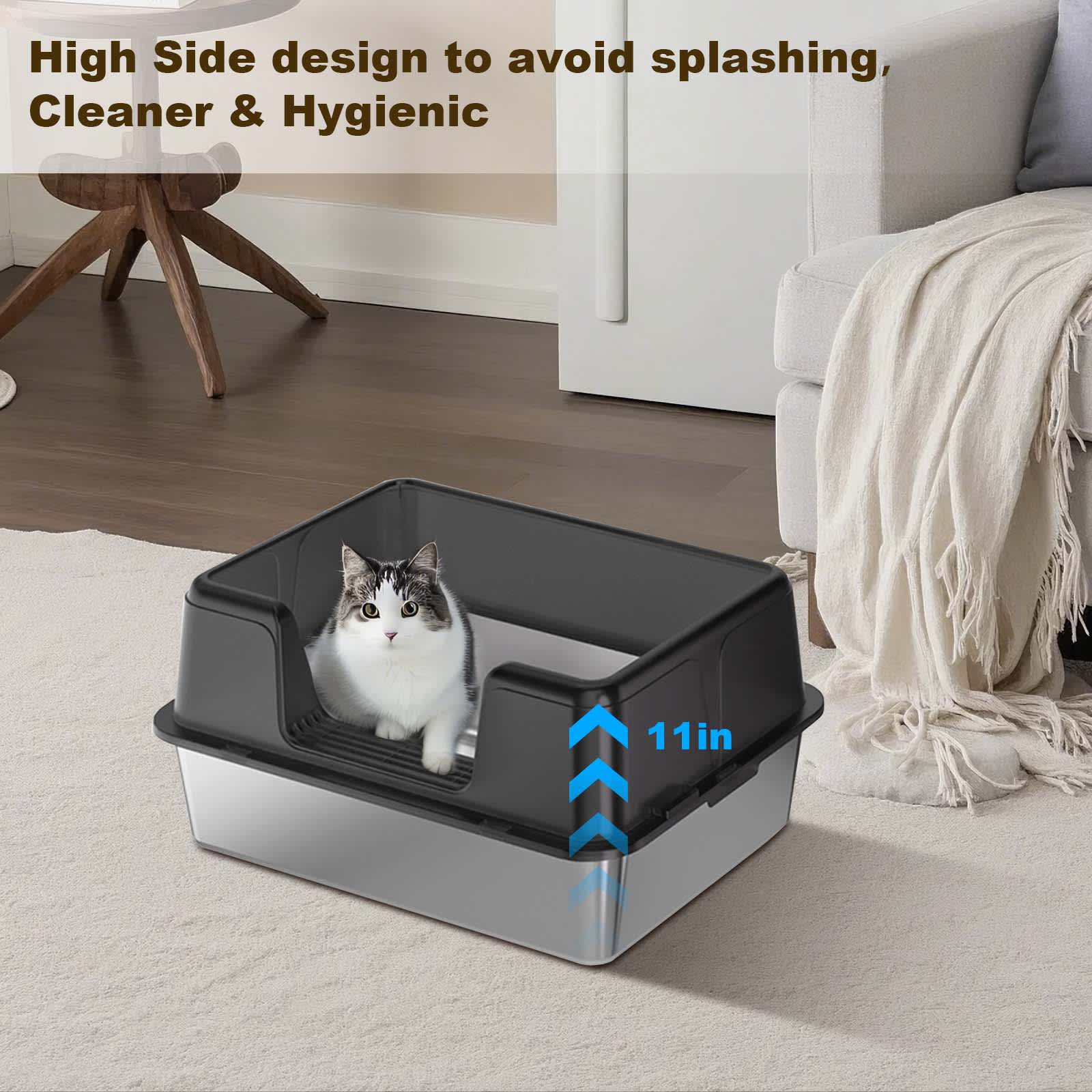 Qeetex NL-PPS-335C4DKN Cat-Litter-Box - View #5