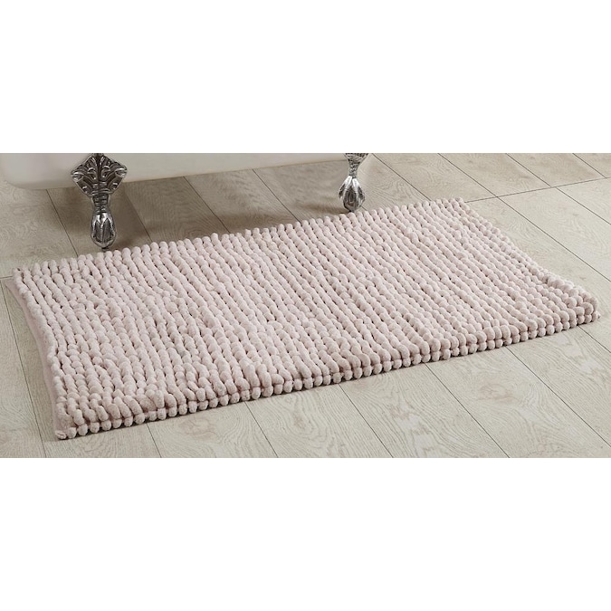 Better Trends Noodle Bath Rug 45 In X 27 Rose Polyester The Bathroom Rugs Mats Department At Com - What Are Bathroom Rugs Made Of