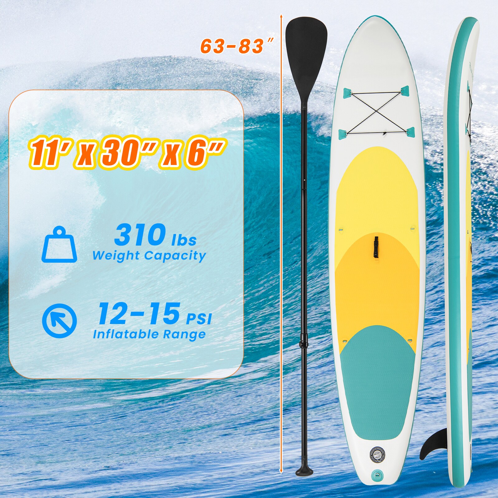 Slickblue D-CO-L-12483PS Stand-Up-Paddle-Boards - View #6