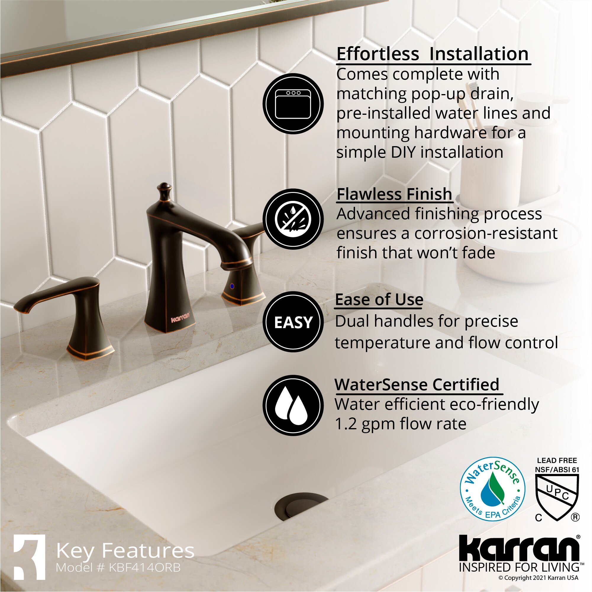 Karran KBF414ORB Lavatory-Faucets - View #6