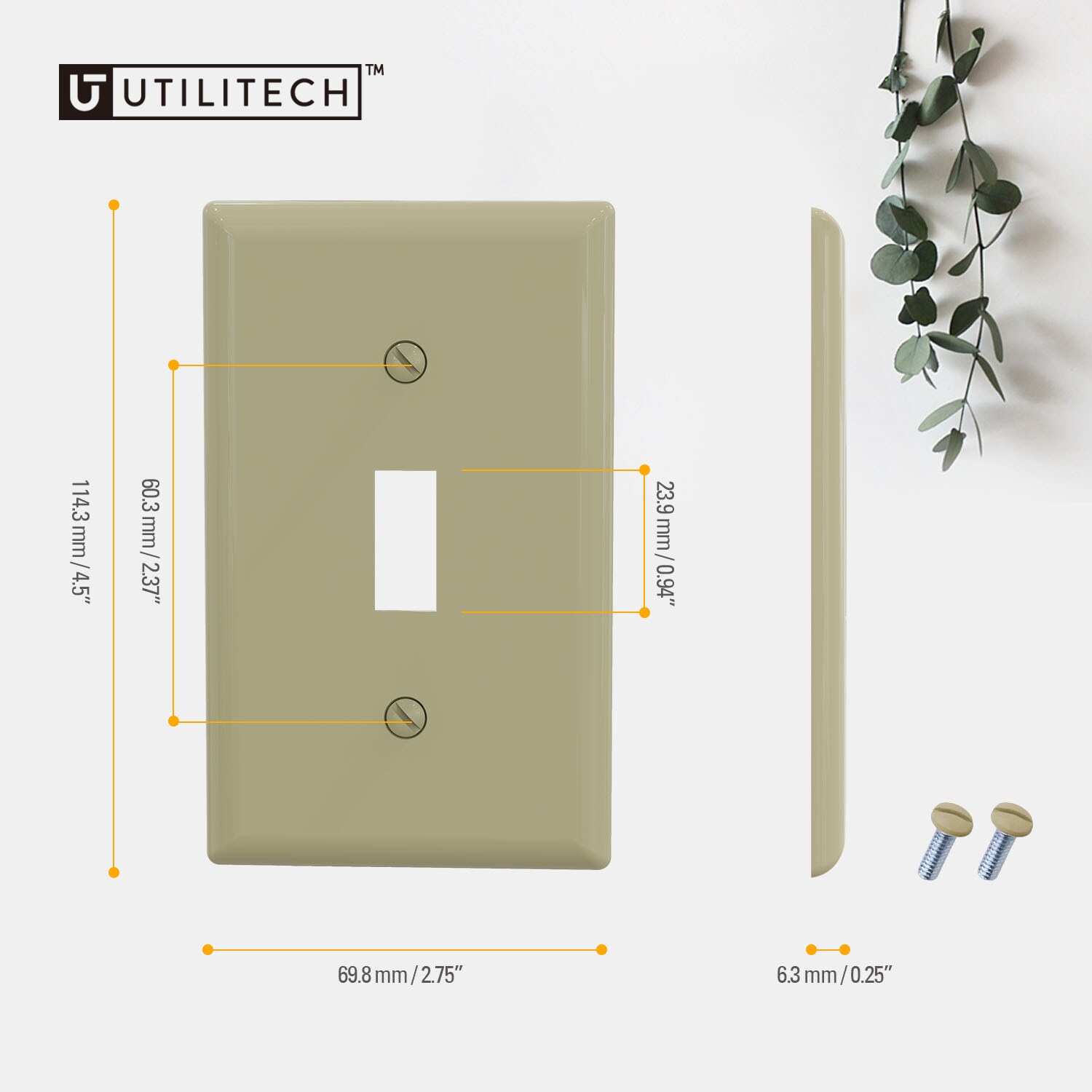 Utilitech 3011-IV10 Electrical-Wall-Plates - View #3