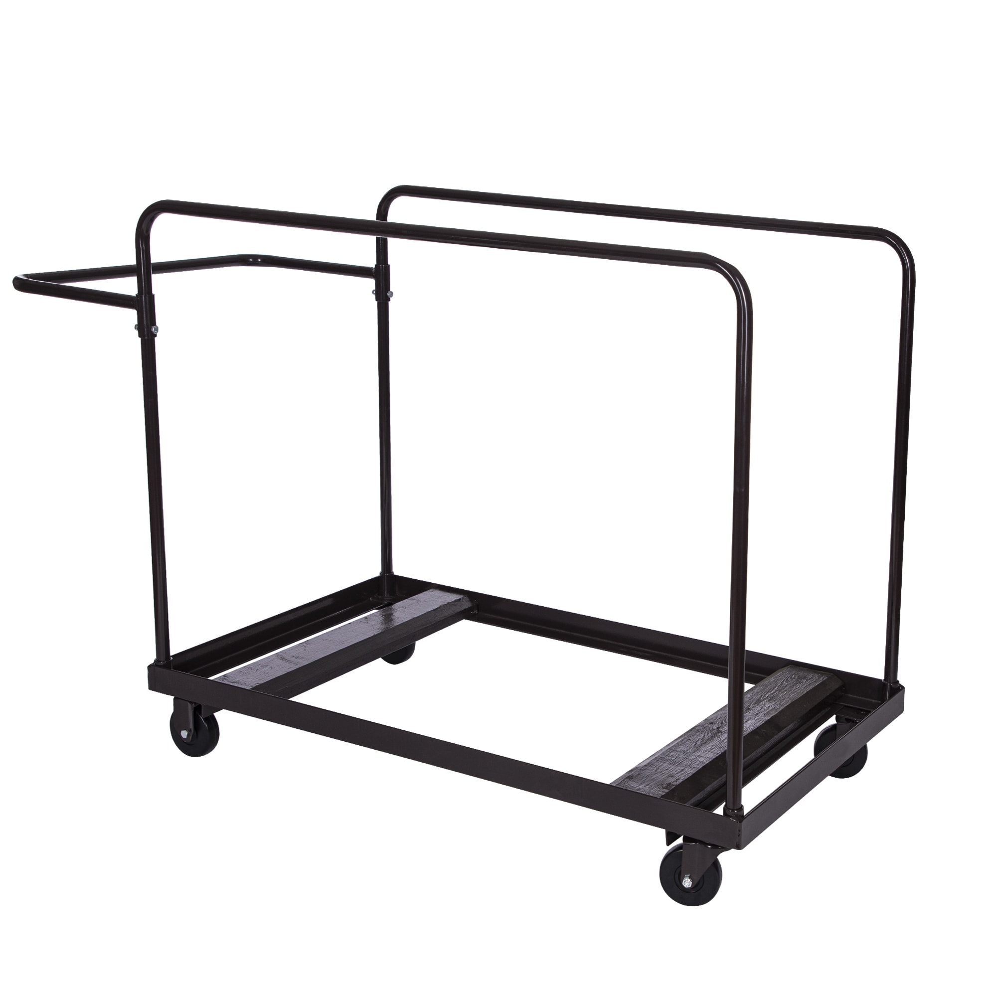 Hampden Furnishings 660-lb Capacity 4-Wheel Brown Steel Dolly HMDDL71R ...