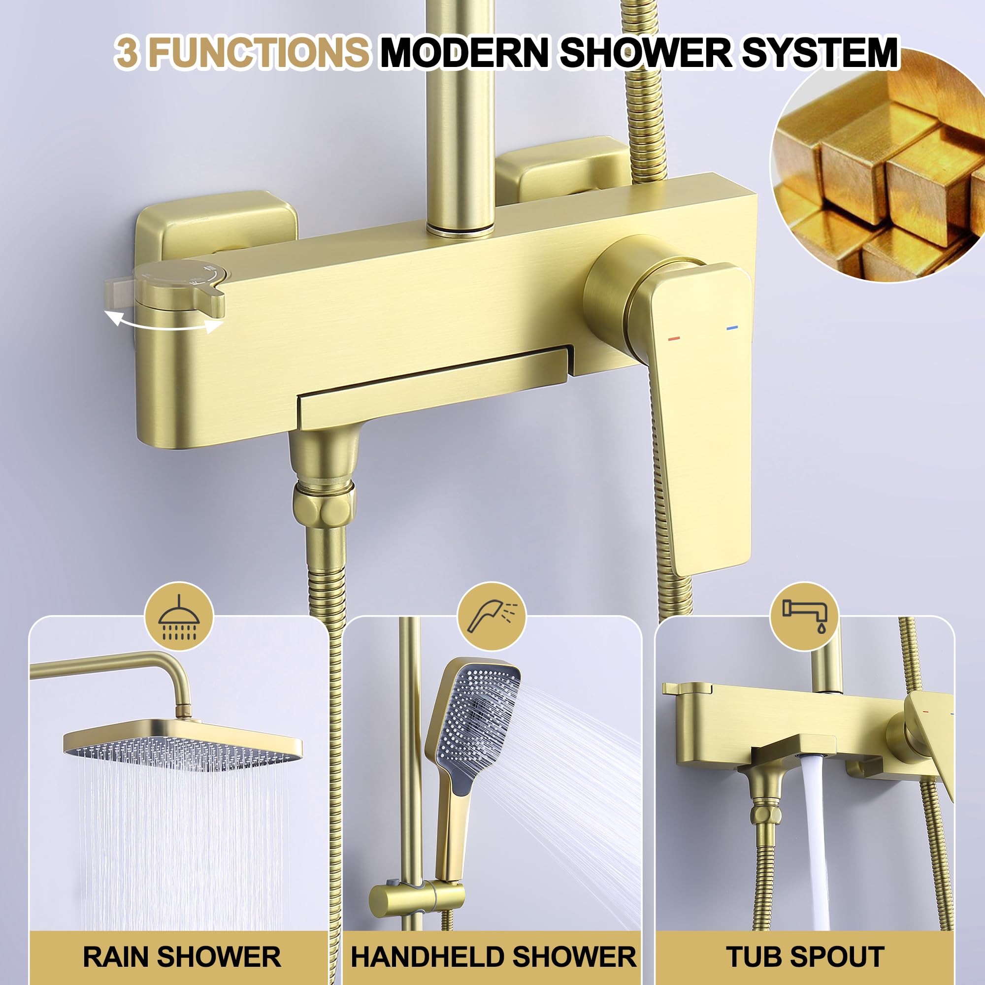 Ahfiwaso LAH0812H013 Fixed-Showerhead - View #3