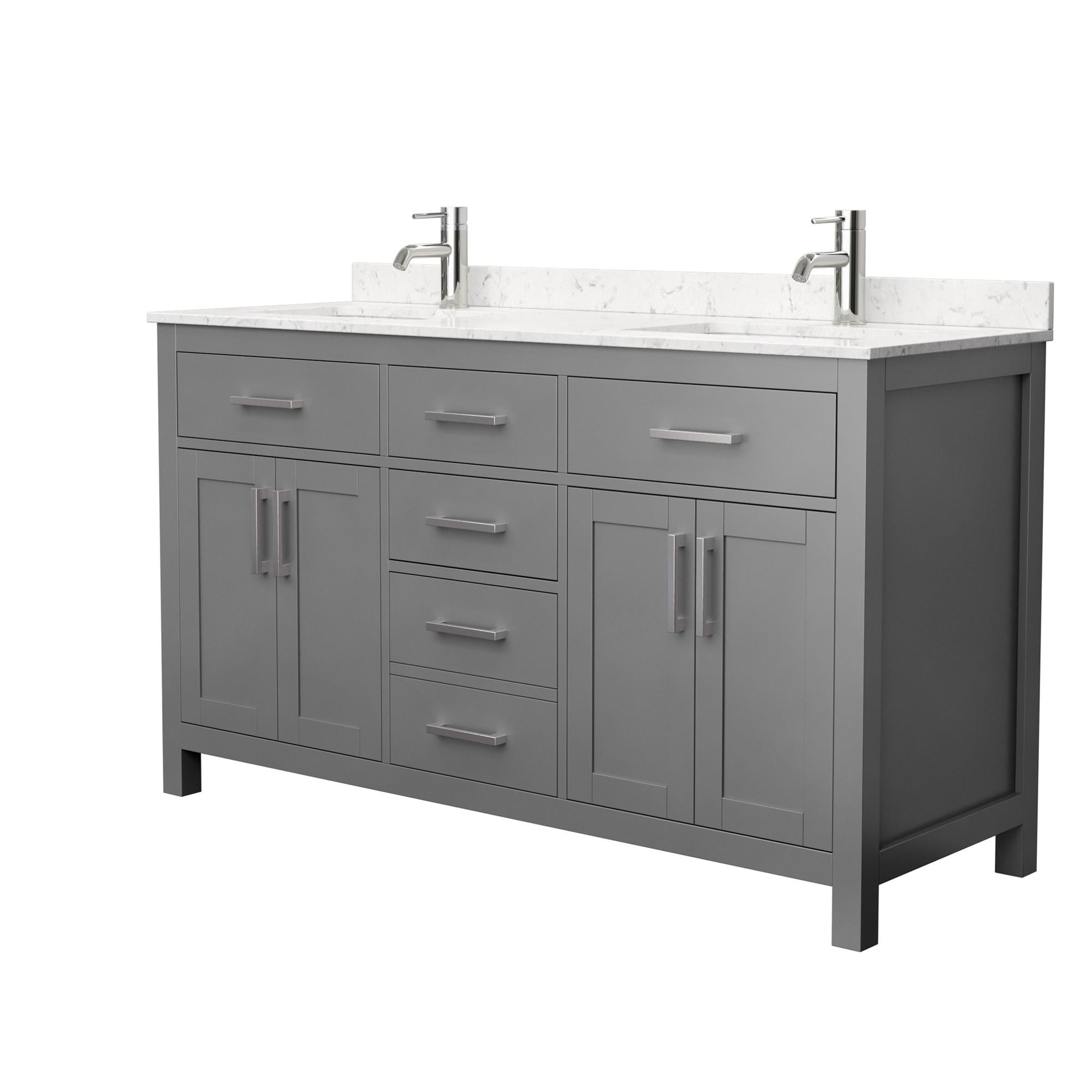 Wyndham Collection WCG242460DKGCCUNSMXX Bath-Vanity-Combo - View #2