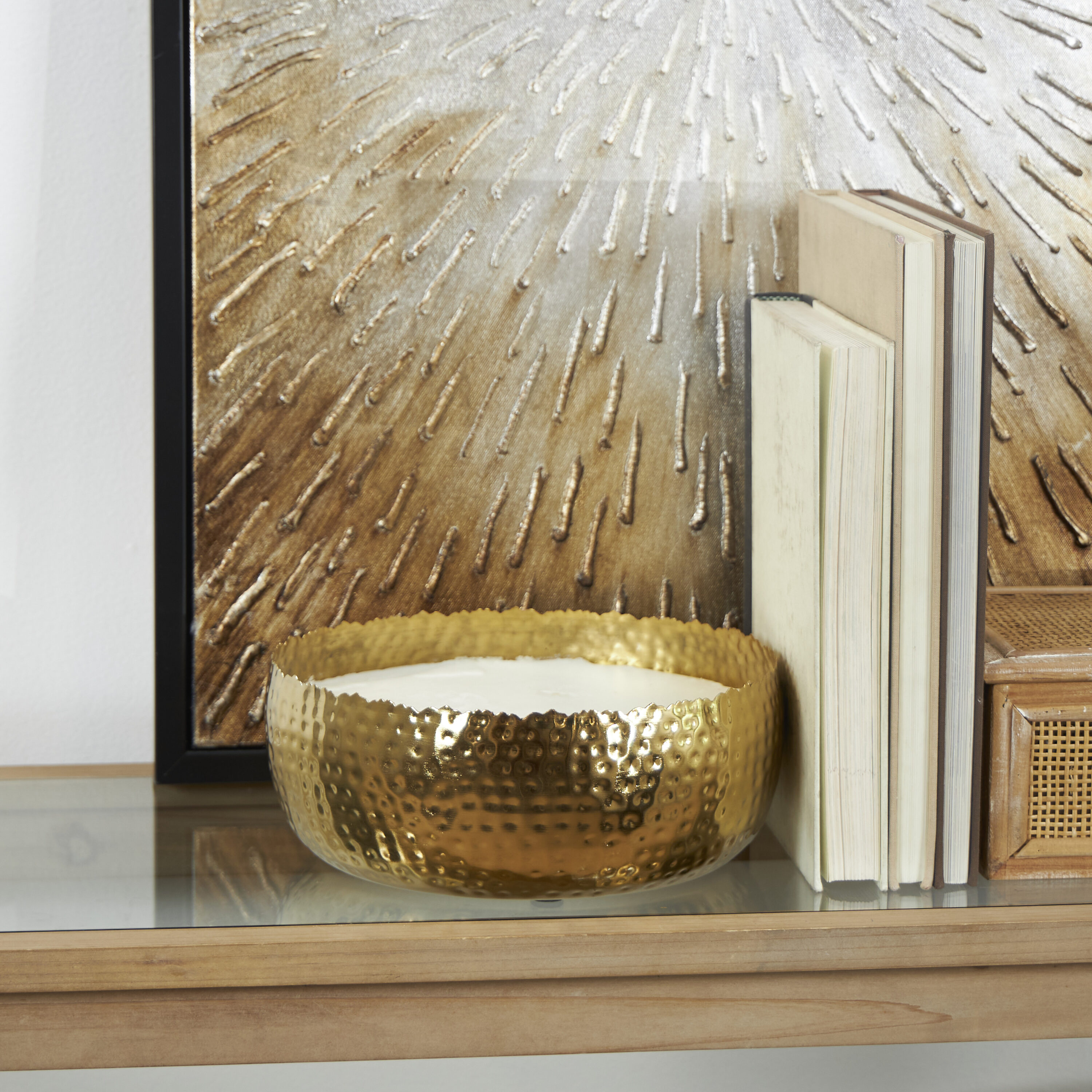 Grayson Lane 820818 English Garden Gold Votive candle
