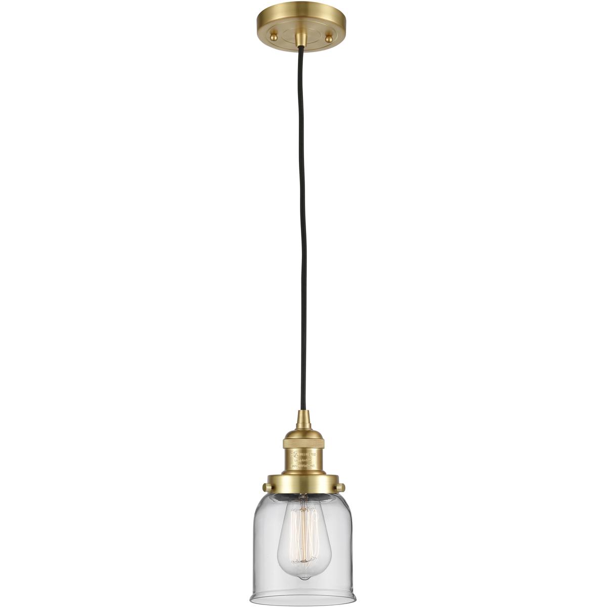 Innovations Lighting 1886137 201C-SG-G52-LED Franklin Restoration Bell Mini Pendant