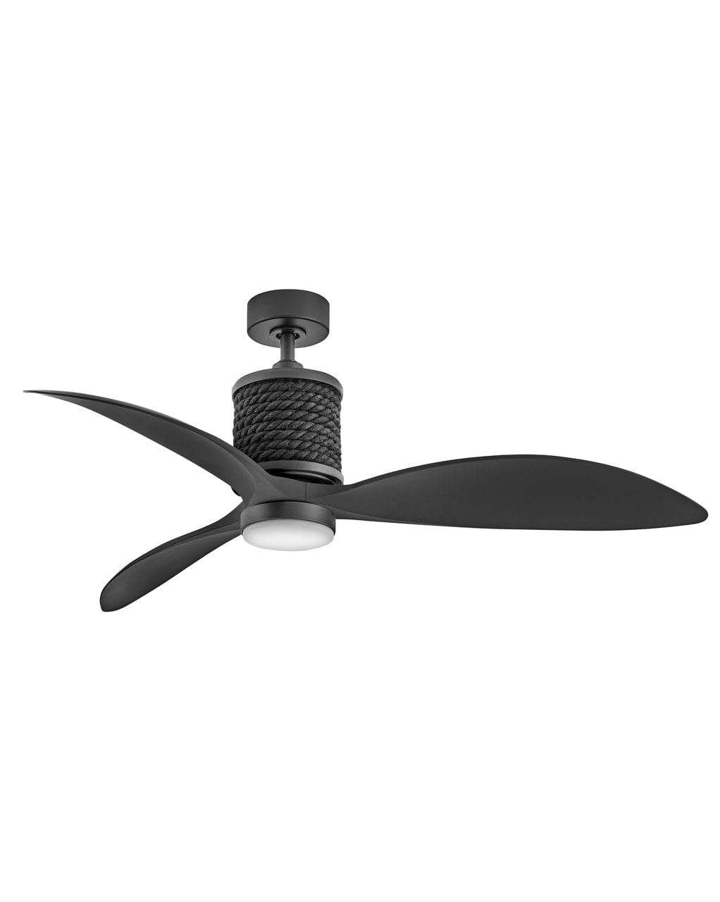 Fanimation Wrap Custom 52-in Dark Bronze with Dark Walnut Blades Color-changing Integrated LED Indoor/Outdoor Smart Ceiling Fan with Light and Remote (3-Blade) FPD8530DZ-52DWA-LK Sansujyuku sansujyuku.com