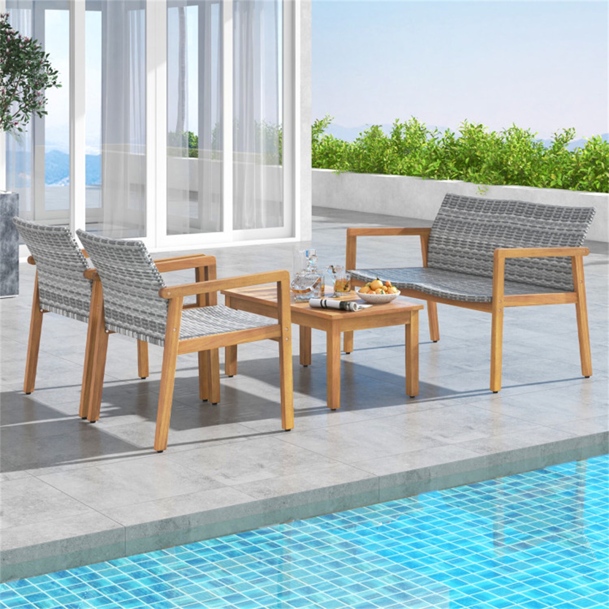 BABOOM BOM-72252WH-CO Patio-Conversation-Sets - View #6