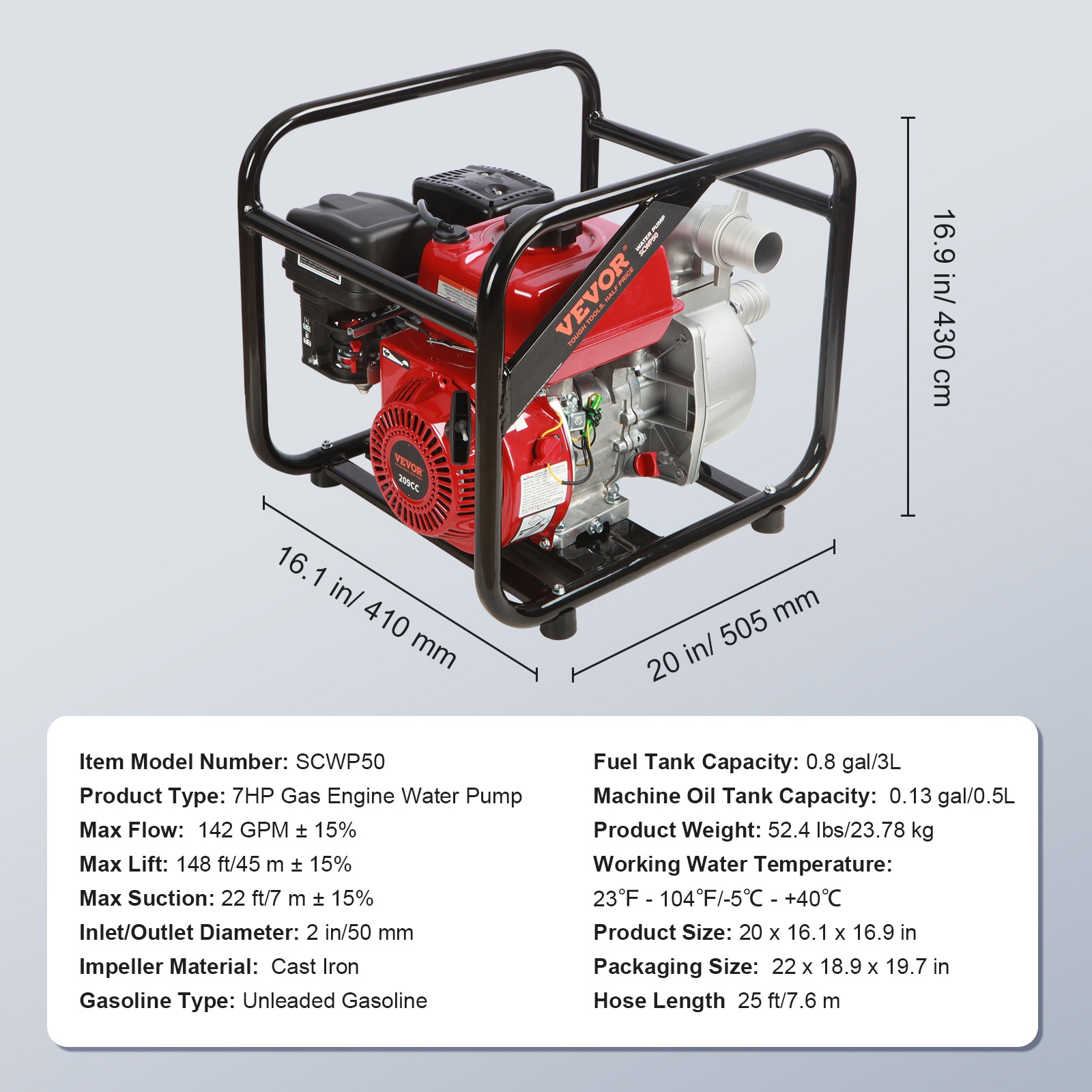 VEVOR RYFDJSBYCYC27O63FV0 pumps - View #3