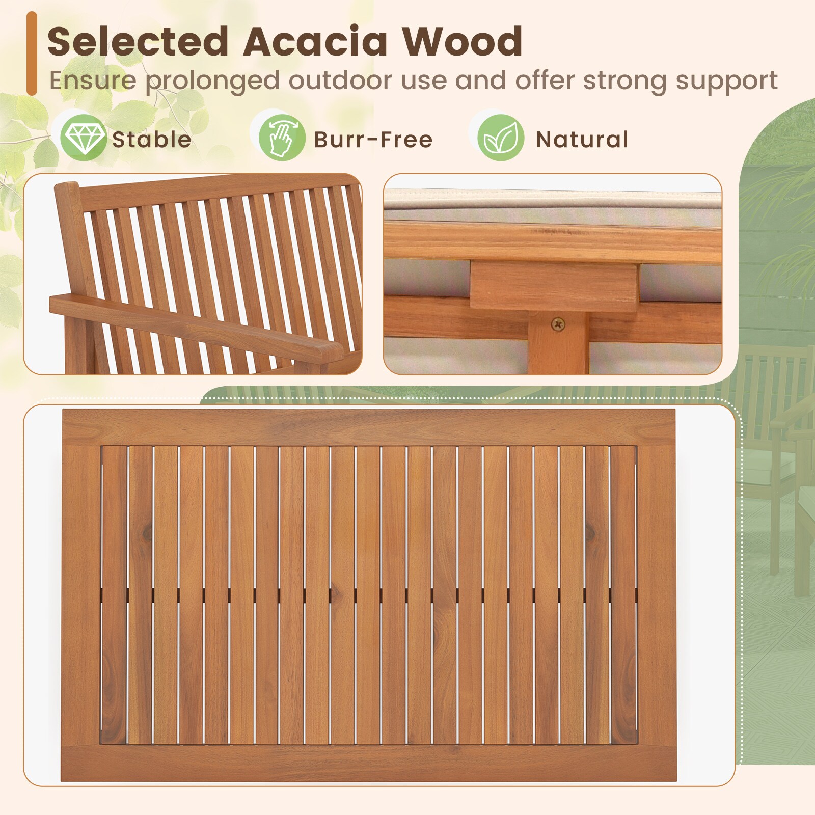 LIVIZA OUG72093WH Patio-Conversation-Sets - View #6