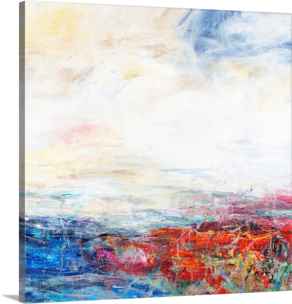 GreatBigCanvas Angel Sky Pathway Iv Perrell Fine Art 24-in H x 24-in W Abstract  Print on Canvas in the Wall Art department at