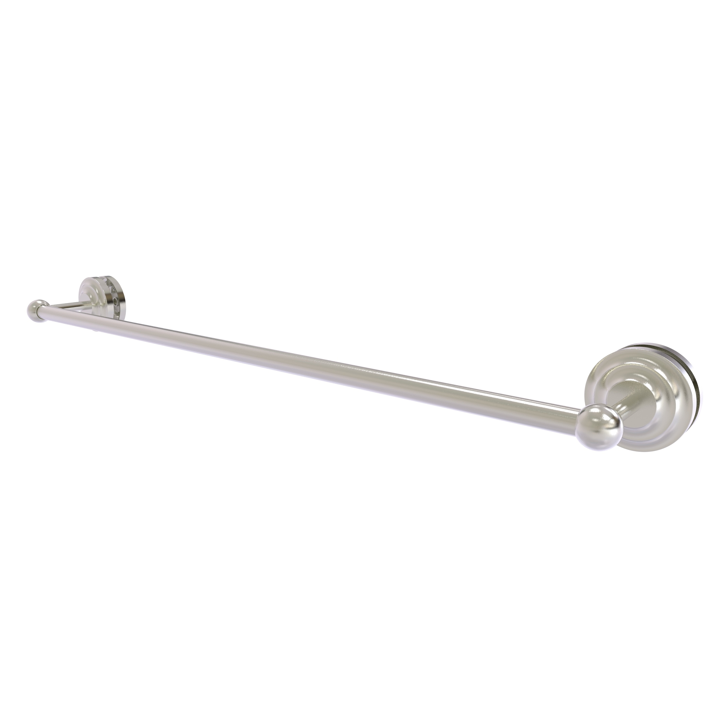 Allied Brass QN-41-SM-30-SN Que New 30-in Satin Nickel Wall mount Single Towel Bar