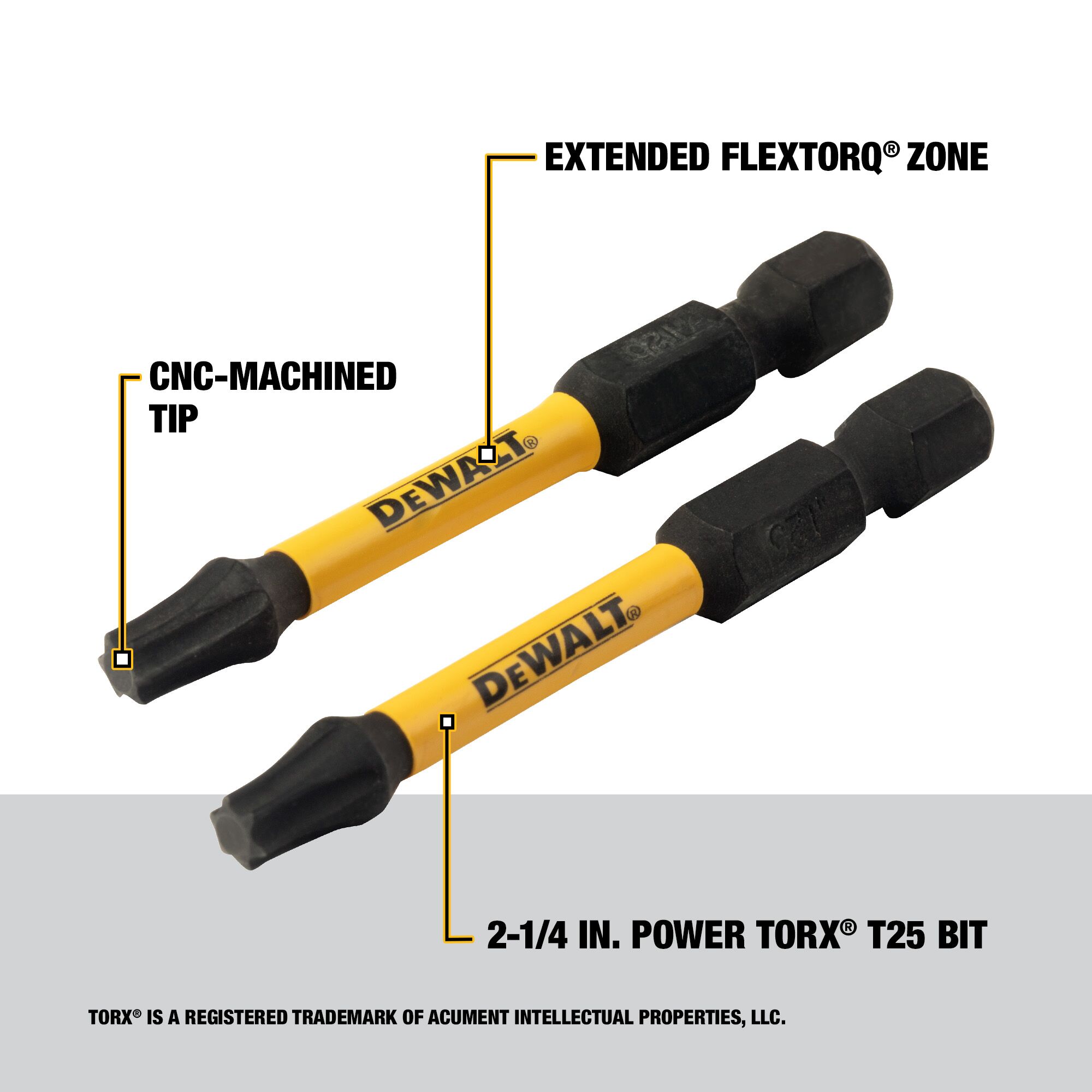 DEWALT DWA2TX25IR2-Z Impact-Screwdriving-Bits - View #2
