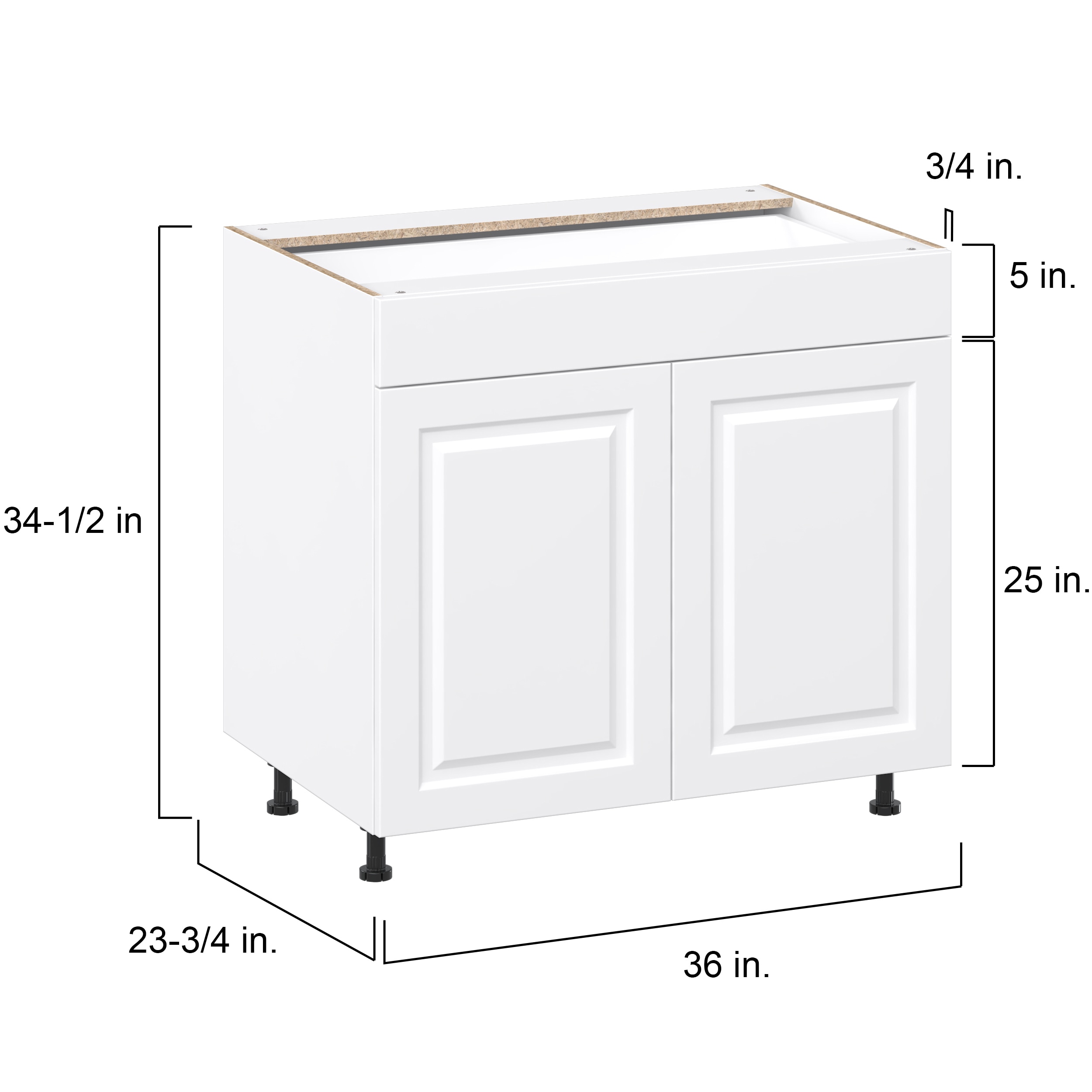 Project Source B36B Cabinets-Kitchen - View #17