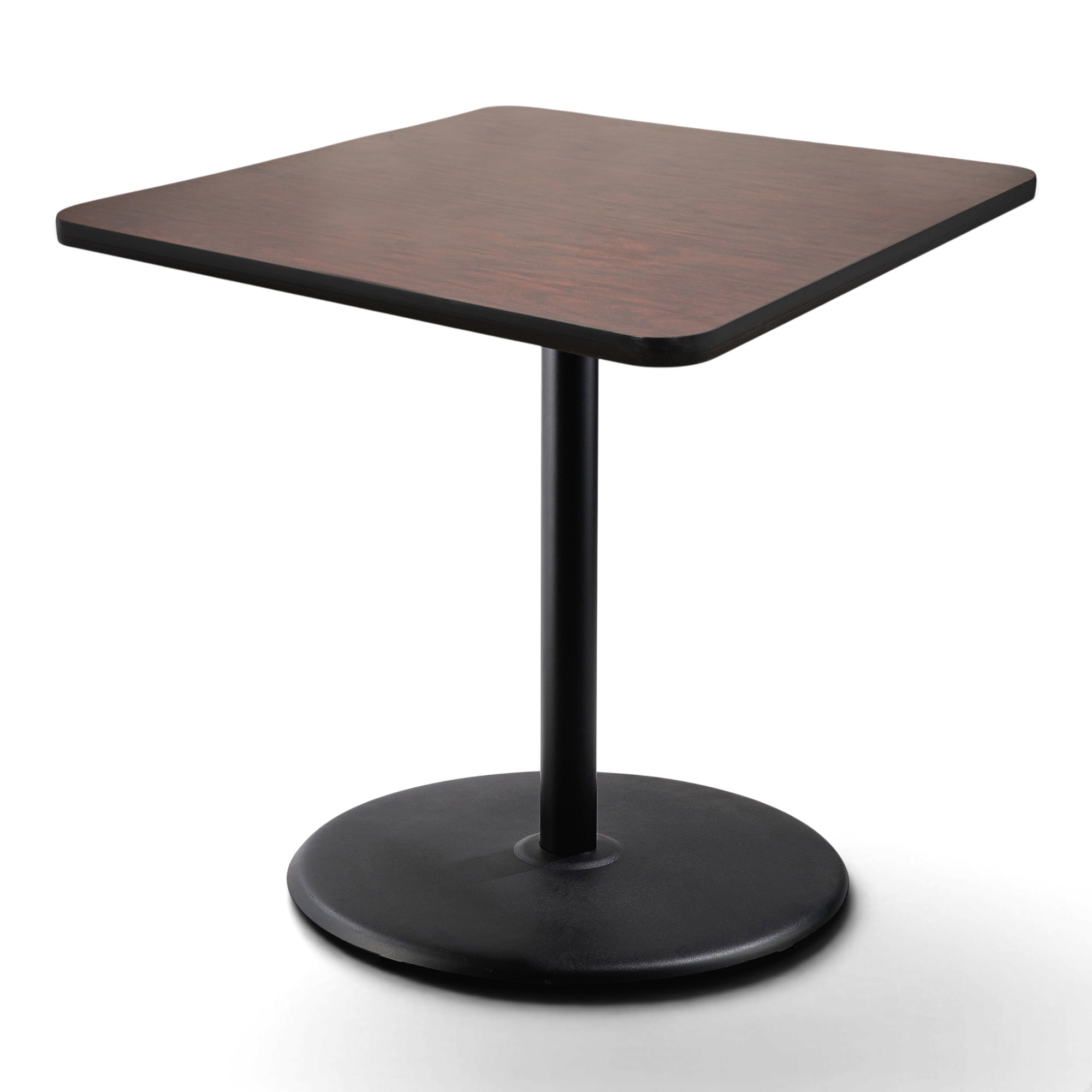Hampden Furnishings - Bennet Mahogany Contemporary/Modern Wood Counter Table, with Black Powder C...