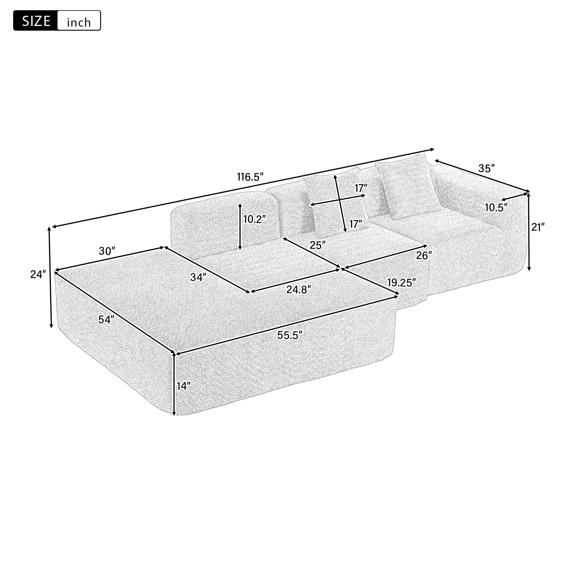Bybafun YA3700508 Sofas-Loveseats - View #4