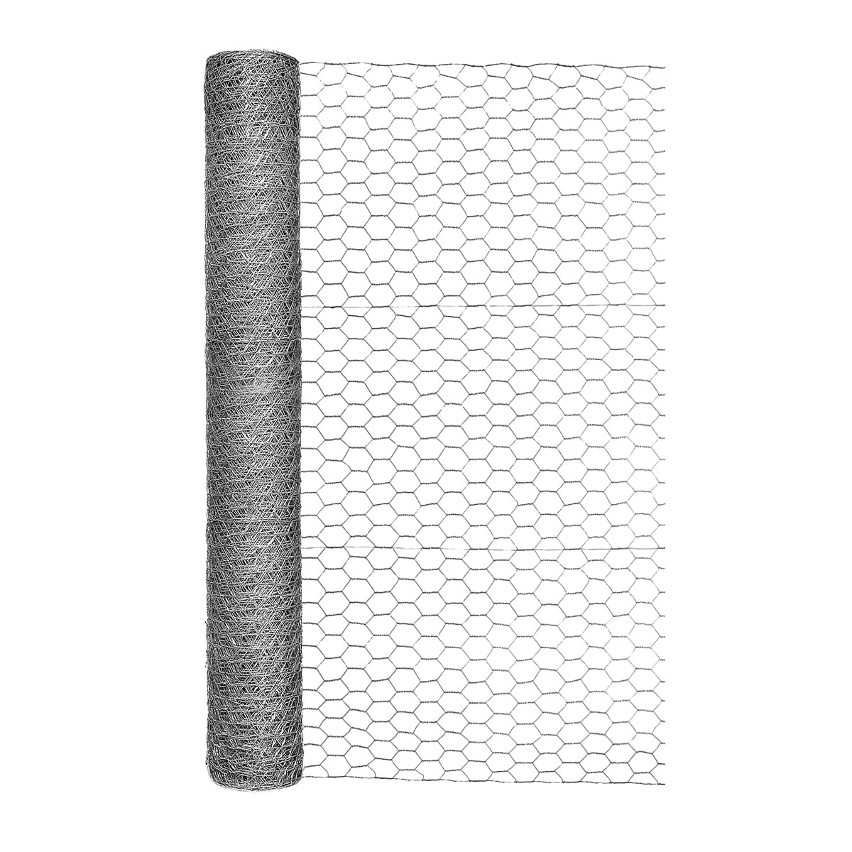 GARDEN CRAFT 50-ft x 3-ft Gray Steel Chicken Wire Rolled Fencing with Mesh  Size 1-in in the Rolled Fencing department at