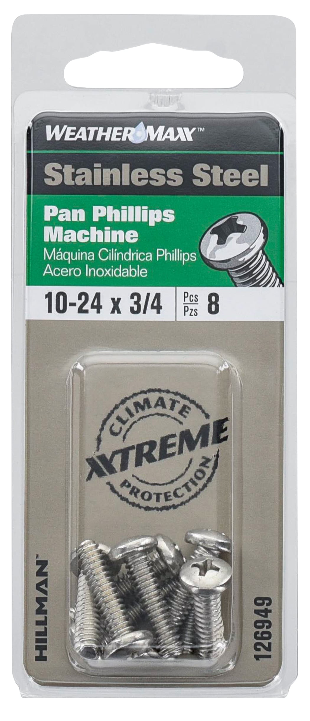 Hillman #10- 24 x 3/4-in Phillips-Drive Machine Screws (8-Count) in the ...