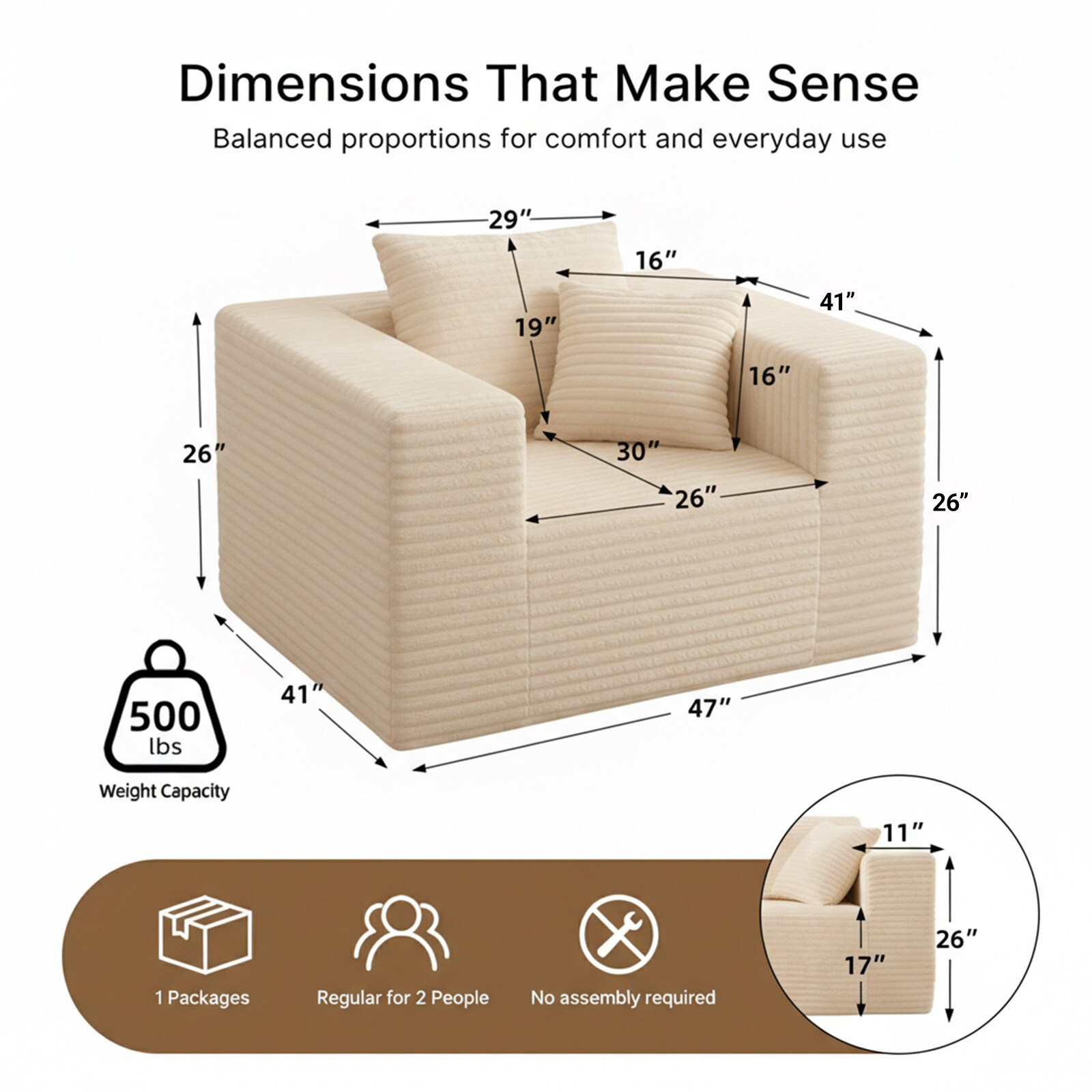 Vynxaria LS0514-T6200-5946 Sofas-Loveseats - View #2
