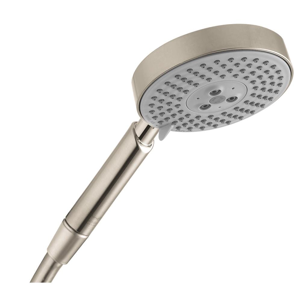 Hansgrohe Hg Shower Brushed Nickel Round Rain Shower Head Handheld