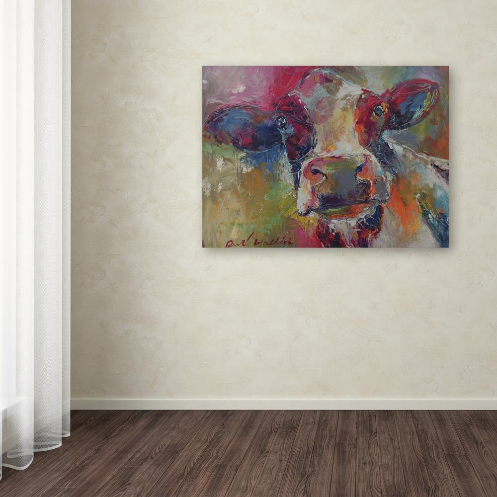 Trademark Fine Art ALI6670-C2432GG Framed 24-in H x 32-in W Animals Print on Canvas Richard Wallich Multicolor Framed 24-Inches H x 32-Inches W Animals Canvas Print
