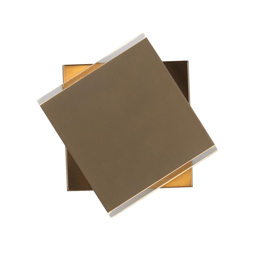 ARTCRAFT AC7620BG Task 2.5-in W 2-Light Brushed Gold Transitional Wall Sconce