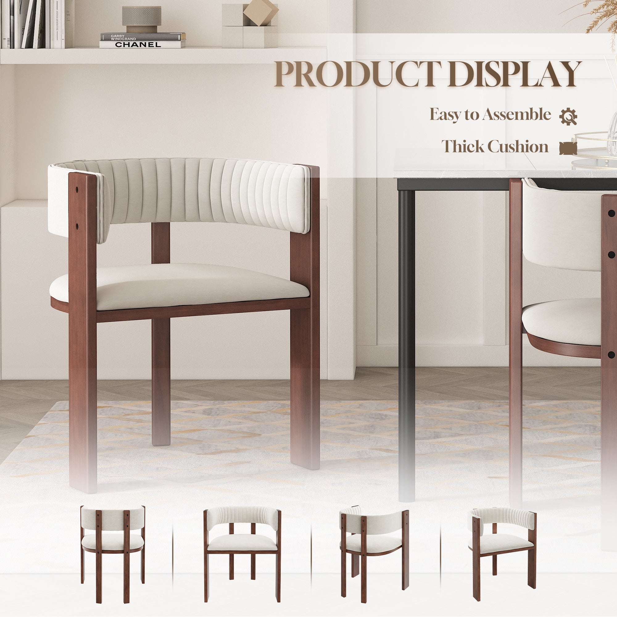 Boyel Living BLWCWS6198-BE Dining-Chairs - View #5