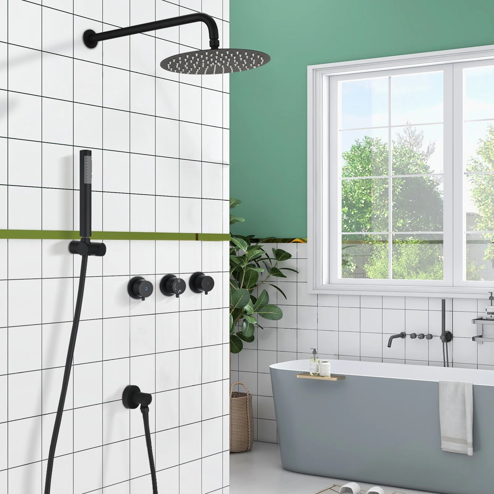 Flynama XY-Q-2135BN1P1 Showerhead-Bar-Panels - View #11