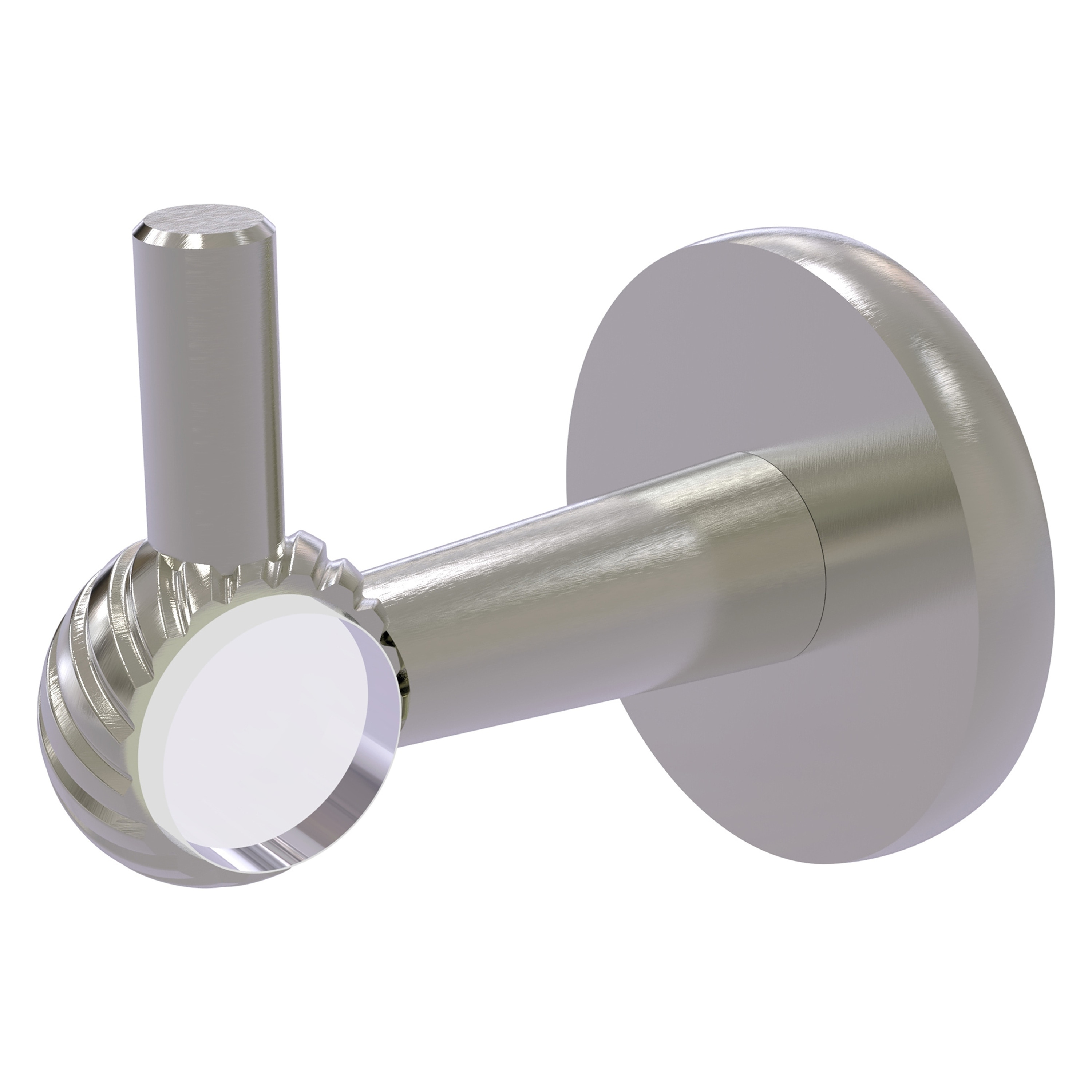 Allied Brass CV-20T-SCH Clearview Satin Chrome Single -Hook Wall mount Towel Hook
