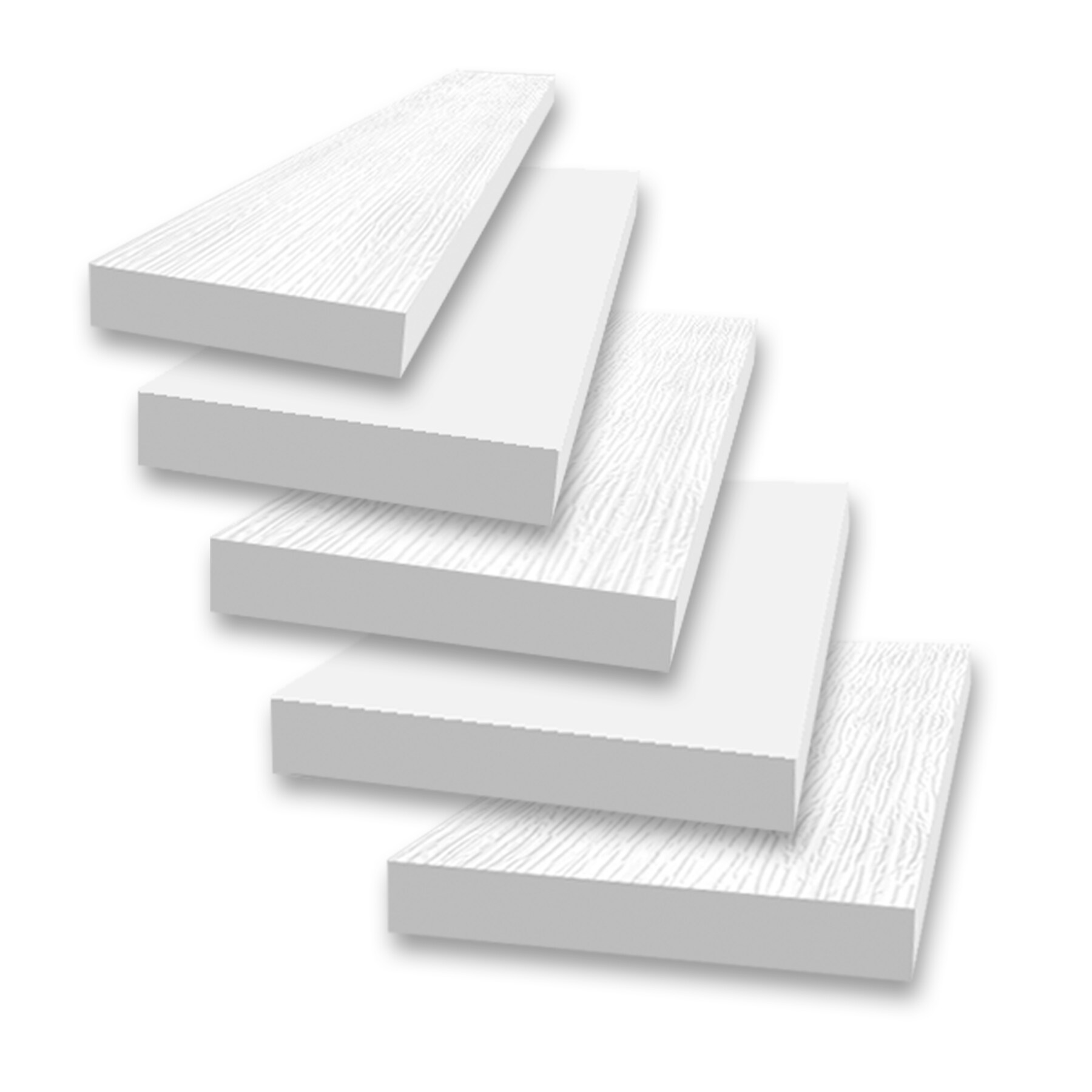 Royal Building Products 254212WHITE Pvc-Trim-Boards - View #2