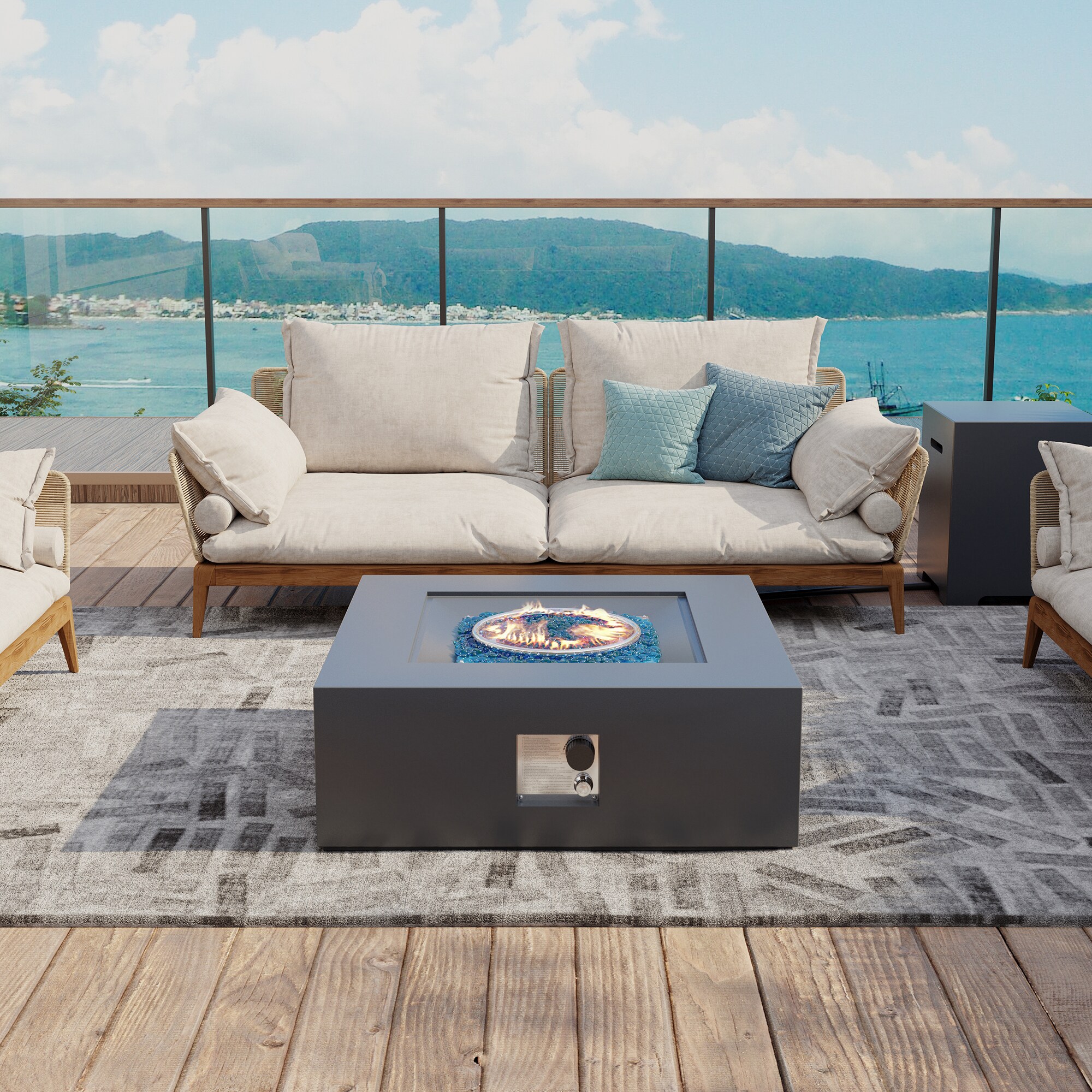 UPHA 42TP-CFX-ZSJH-BLZ Outdoor-Gas-Firepits - View #2