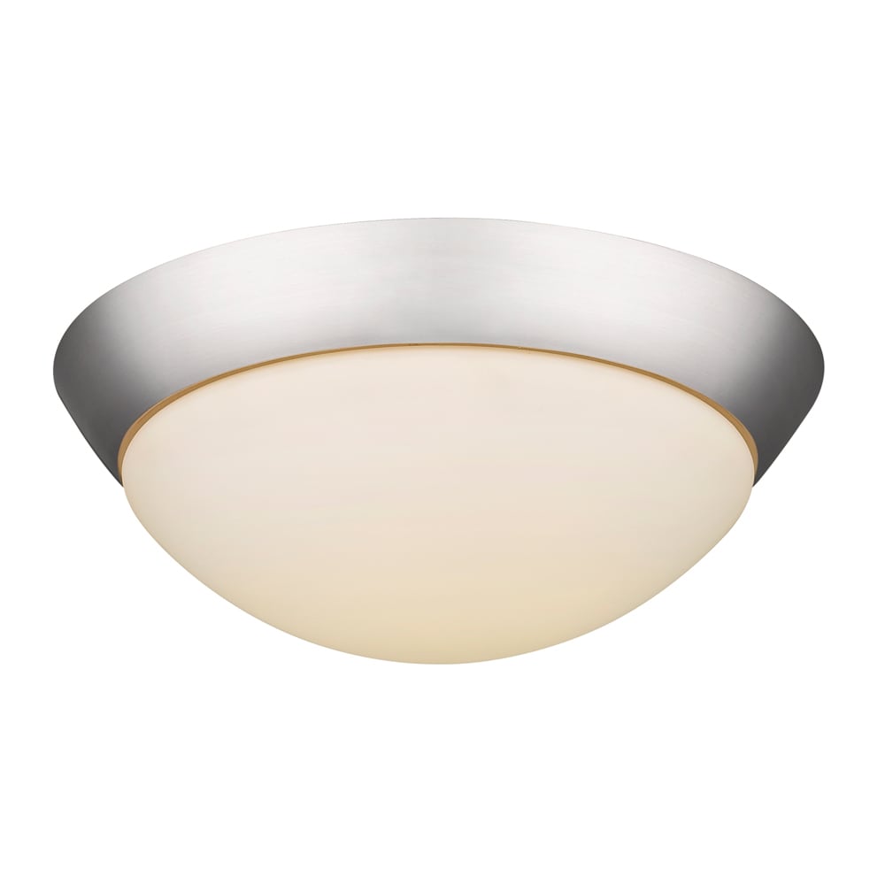 Acclaim Lighting IN51393SN Flushmount 1 -Light 11-in Satin Nickel Integrated LED Flush Mount Light