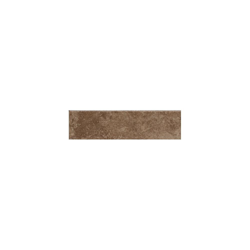 American Olean PZ93S42691P2 Pozzalo Weathered Noce Ceramic Bullnose Tile (2-in x 6-in)