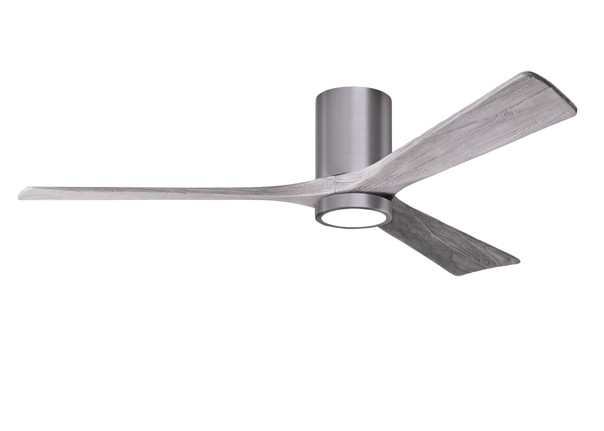 Matthews Fan Company A-MF-IR3HLK-BP-BW-60 Irene 3H 3 Blade Flush Mount Paddle Fan 60 Inches Wide by Matthews Fans