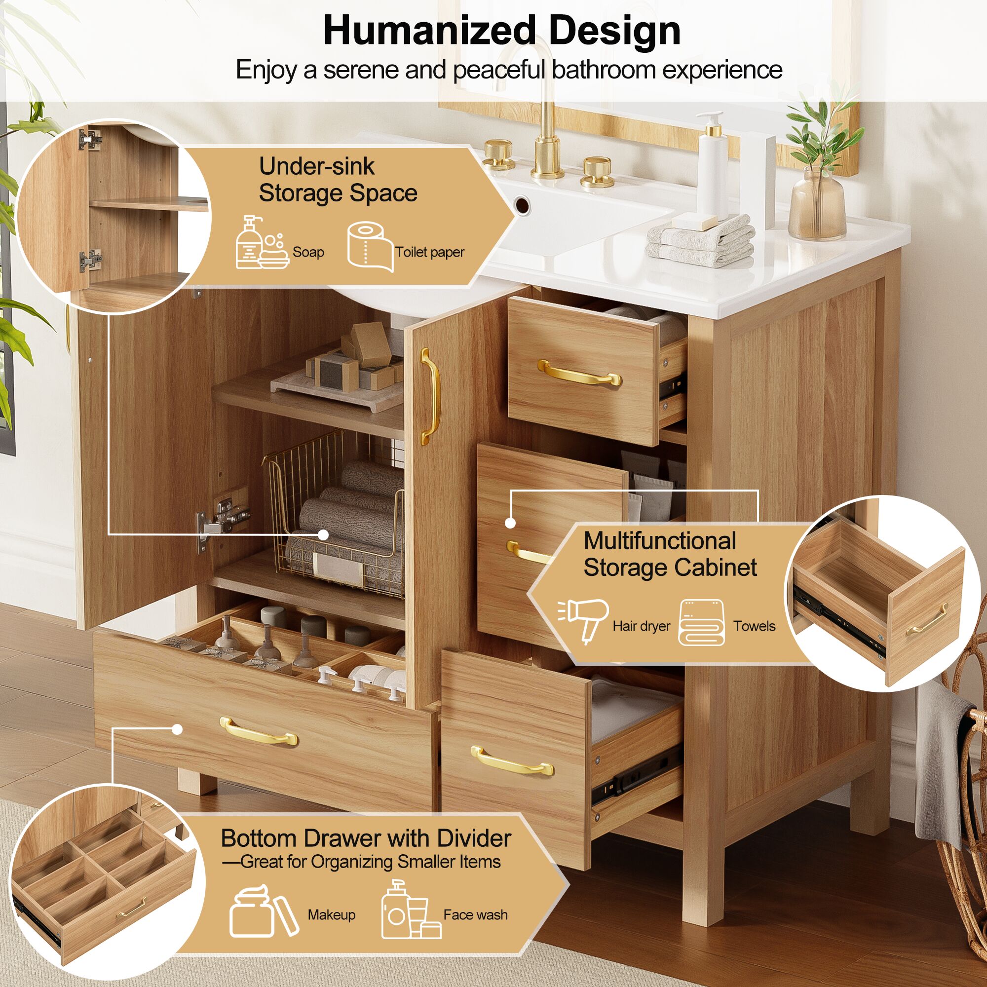 Tatayosi RY-P321351N Bath-Vanity-Combo - View #9