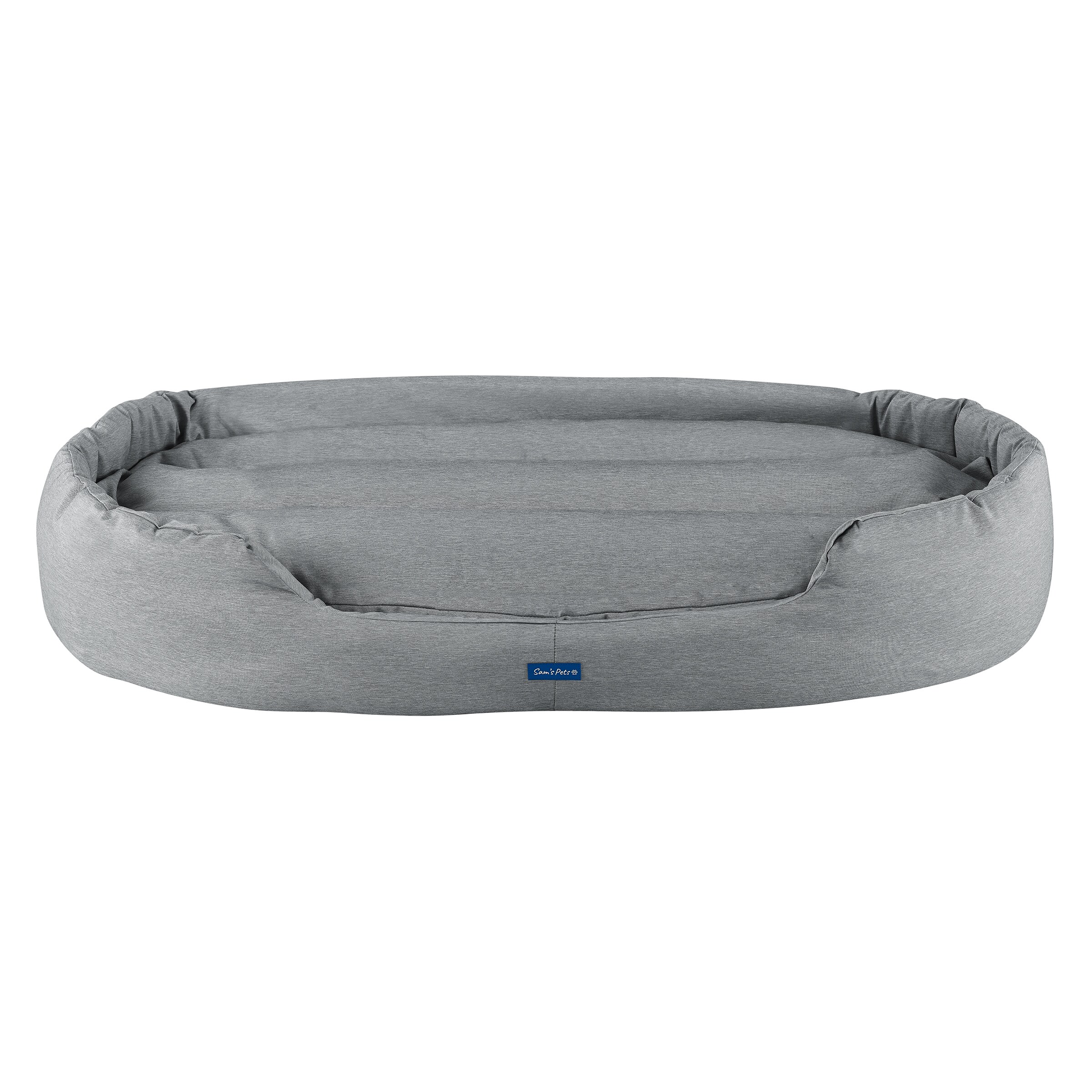 Sam's Pets SP-DB1243GY Round Gray Bolster ( Extra Large)