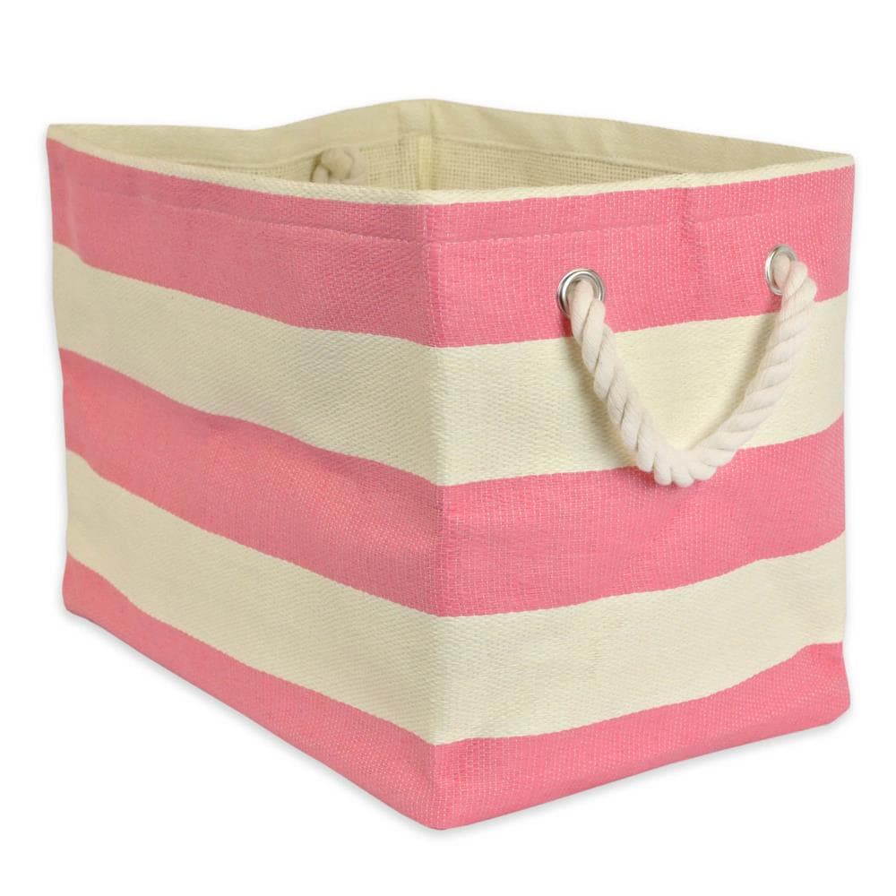 DII CAMZ34893 12-in W x 12-in H x 17-in D Pink Paper Collapsible Bin