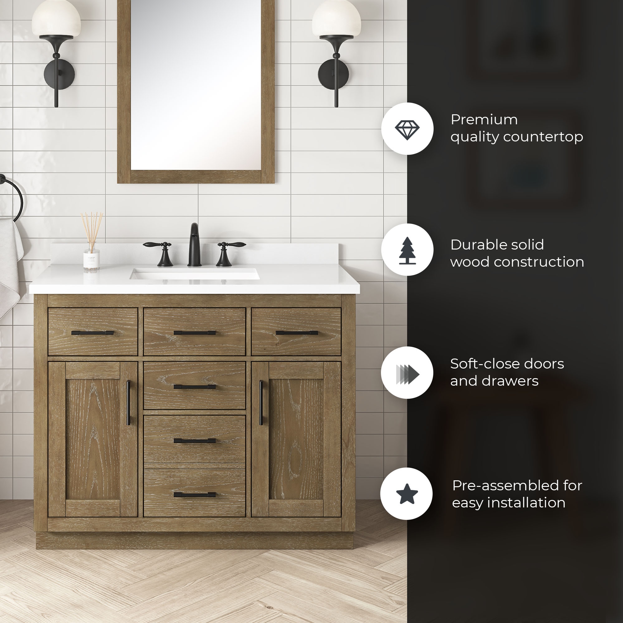OVE Decors 15VVA-BAIL42-146 Bath-Vanity-Combo - View #4