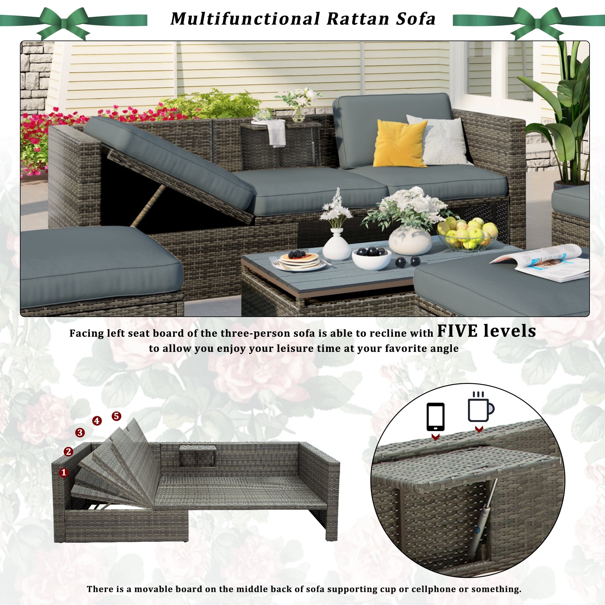 CASAINC BH-WY000170DAA Patio-Conversation-Sets - View #7