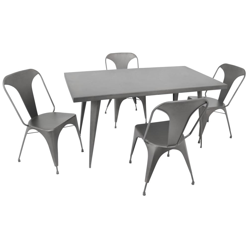 LumiSource DT-TW-AU6032 GY Dining-Tables - View #4